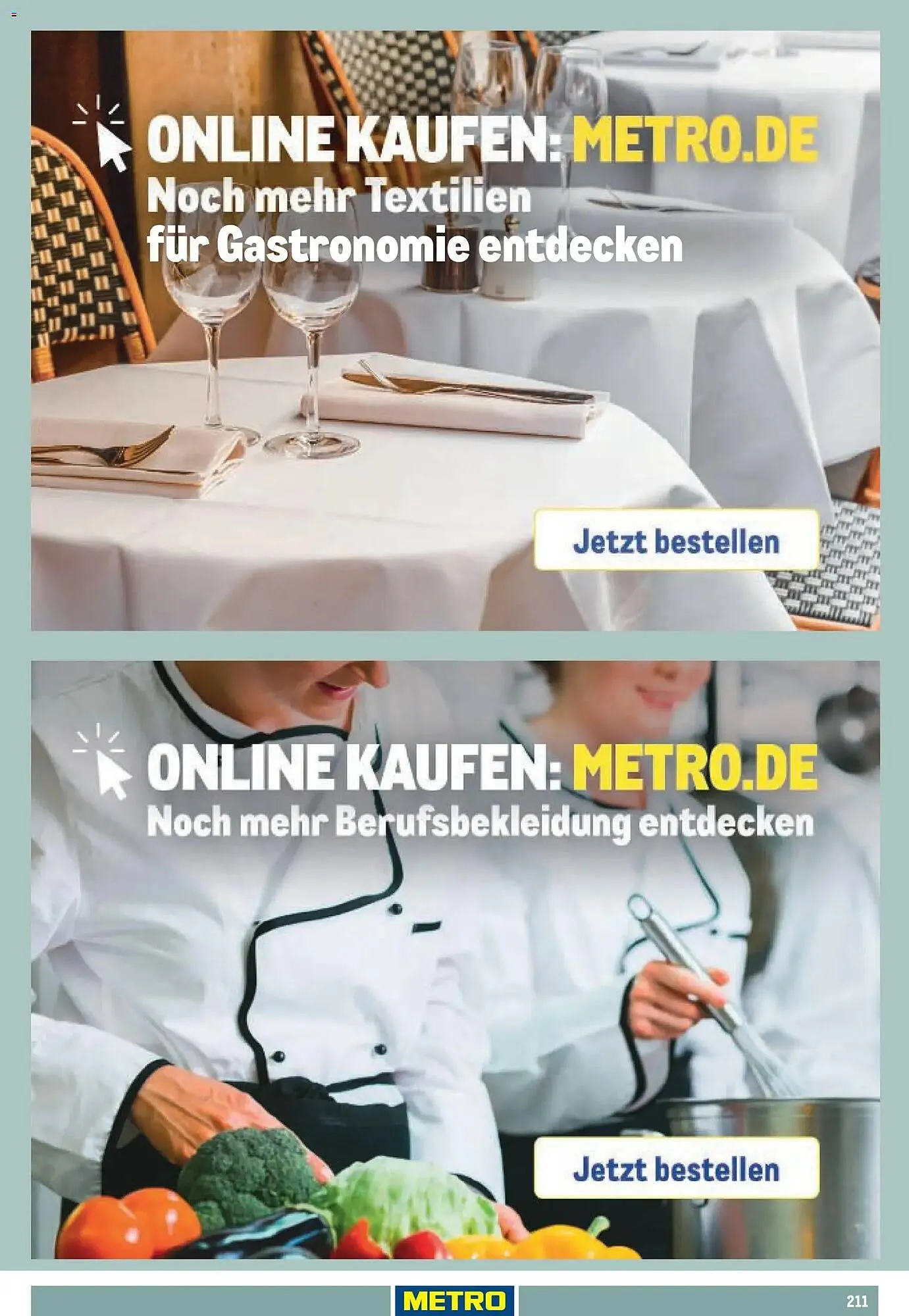 METRO Prospekt von 15. Juni bis 31. August 2026 - Prospekt seite 211