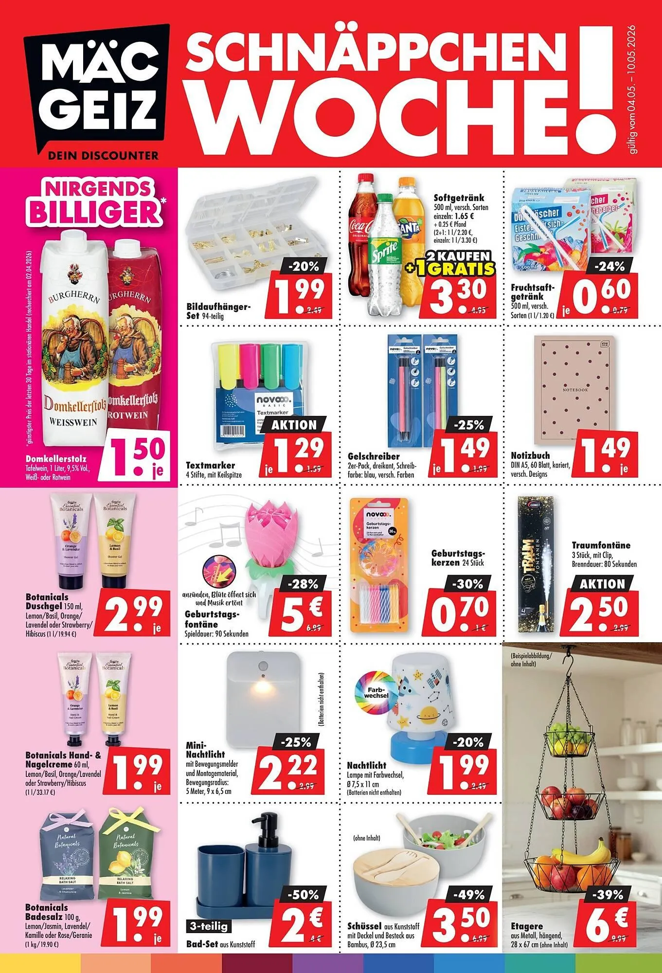 Mäc Geiz Prospekt von 4. Mai bis 10. Mai 2026 - Prospekt seite 1