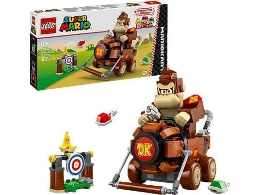 LEGO 72033 Super Mario Mario Kart™ – Donkey Kong & DK Jumbo Bausatz, Mehrfarbig