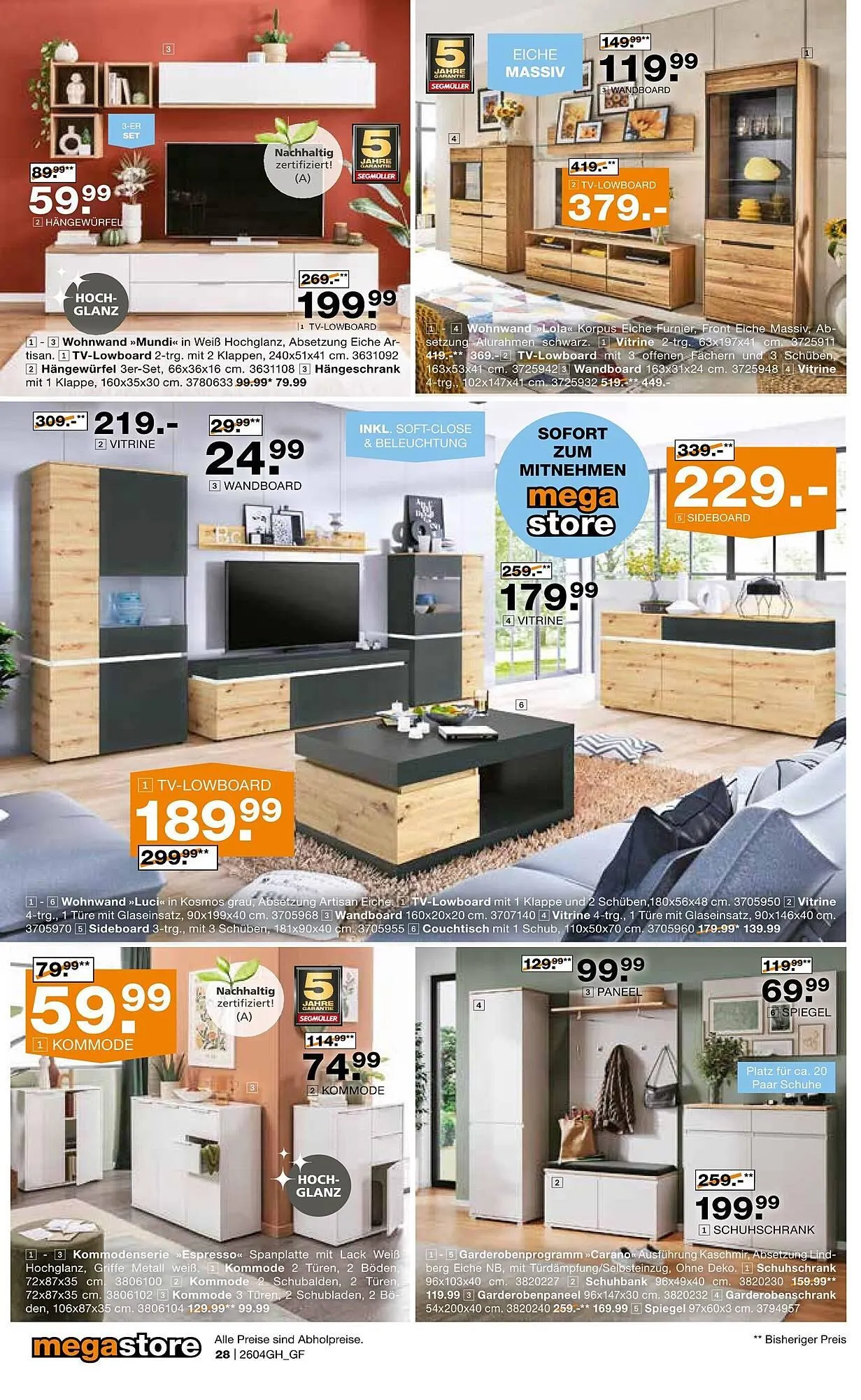 Segmüller Prospekt von 4. April bis 25. April 2026 - Prospekt seite 44