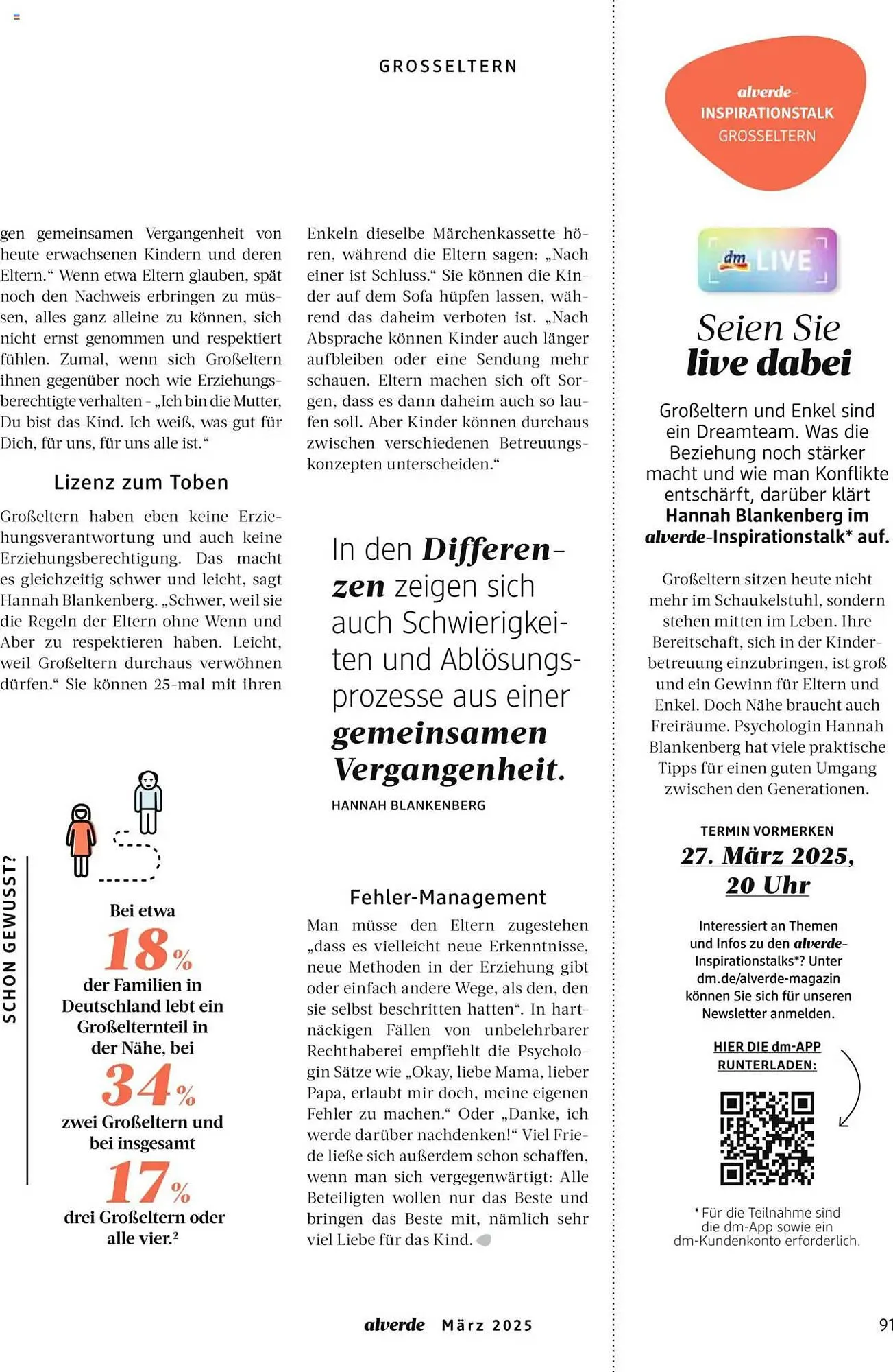 dm drogerie Prospekt von 1. März bis 31. März 2025 - Prospekt seite 91