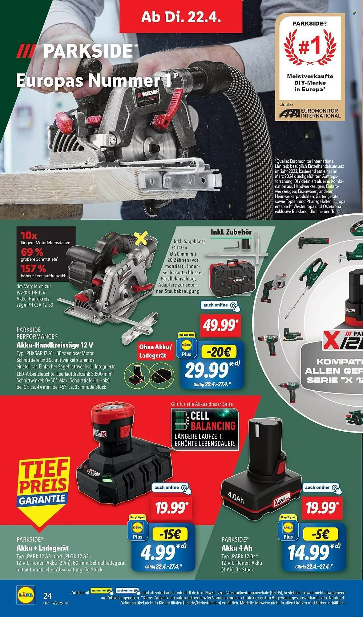 Lidl Prospekt von 22. April bis 26. April 2025 - Prospekt seite 8