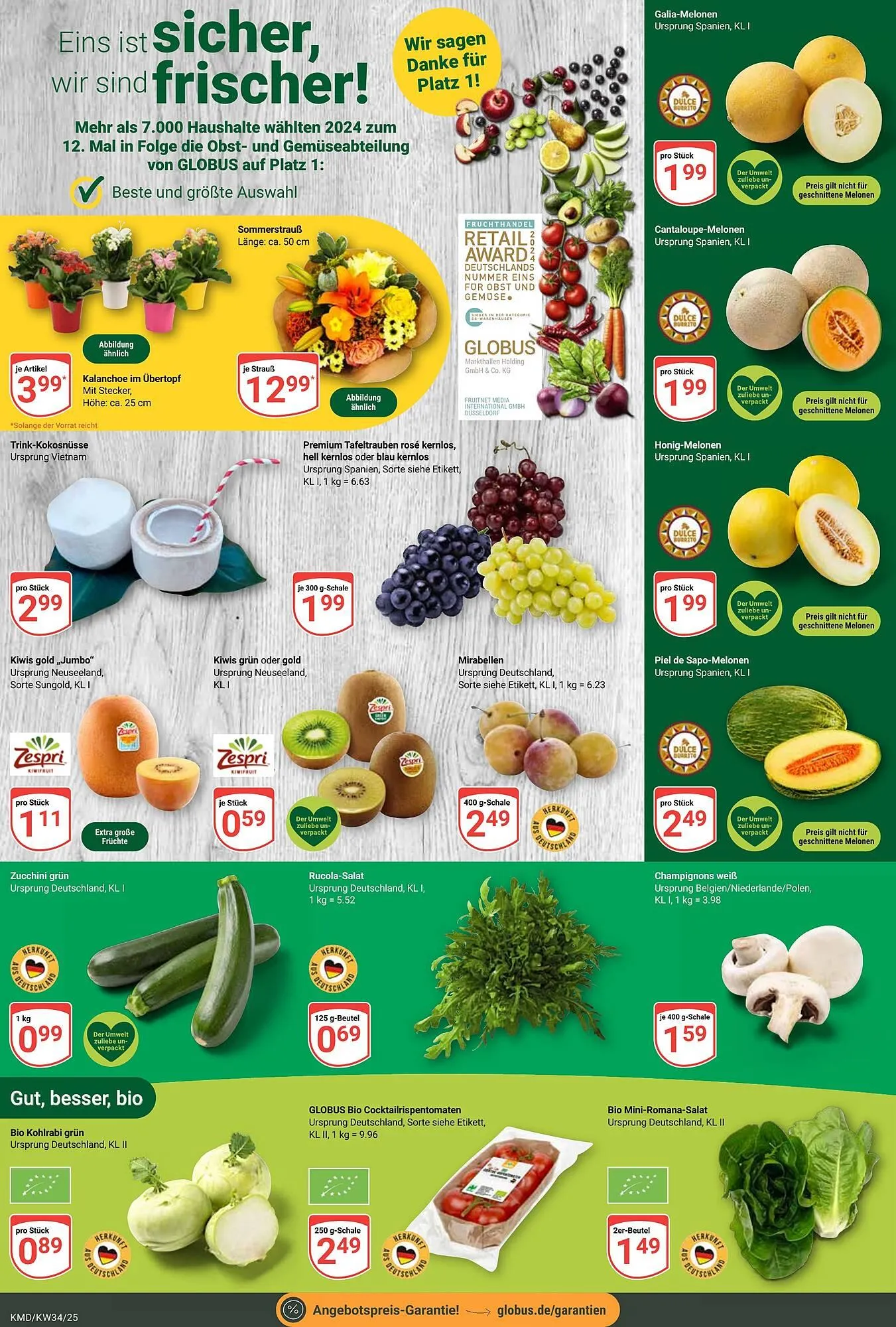 Globus Prospekt von 18. August bis 23. August 2025 - Prospekt seite 9
