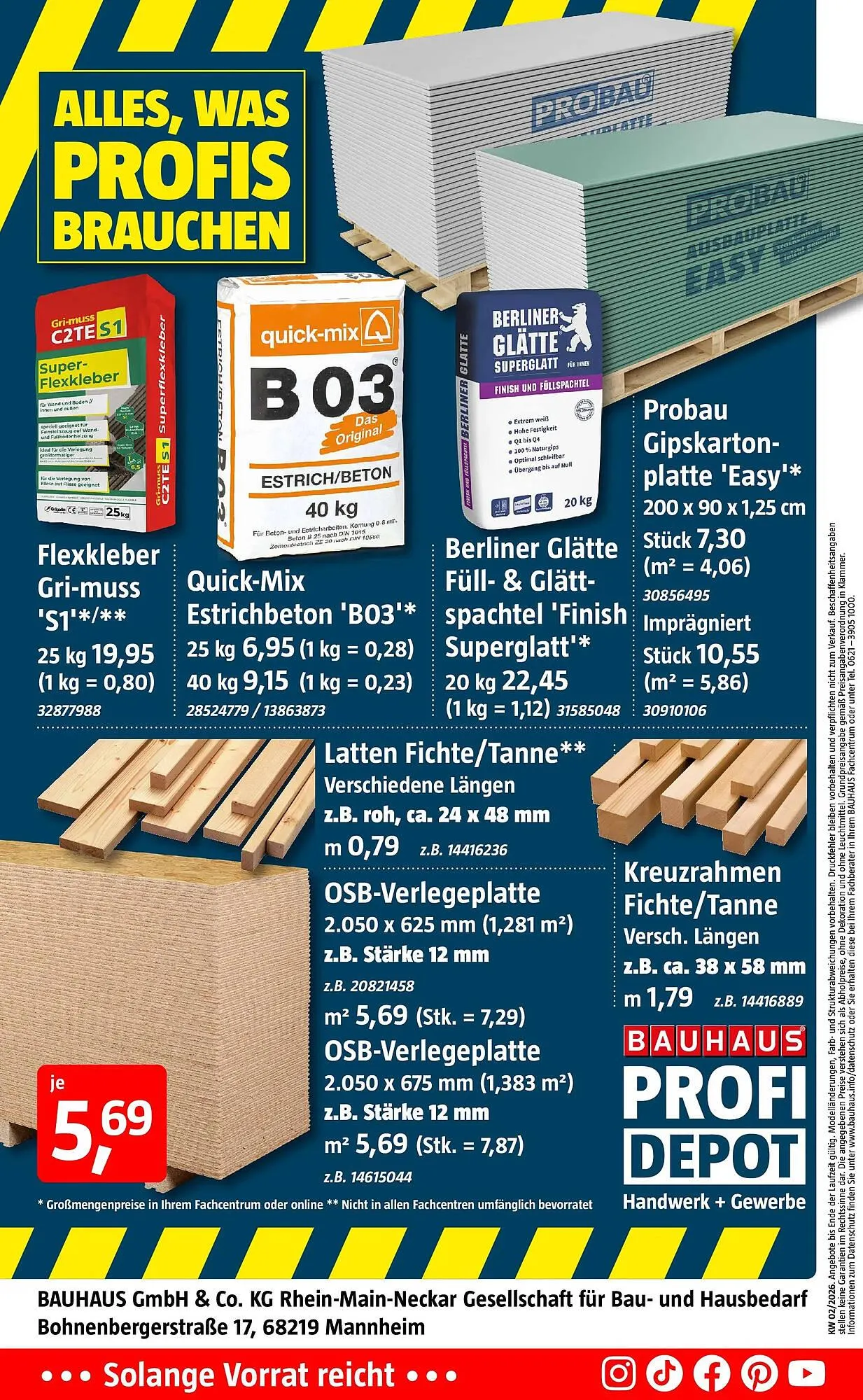 Bauhaus Prospekt von 2. Januar bis 18. Januar 2026 - Prospekt seite 14