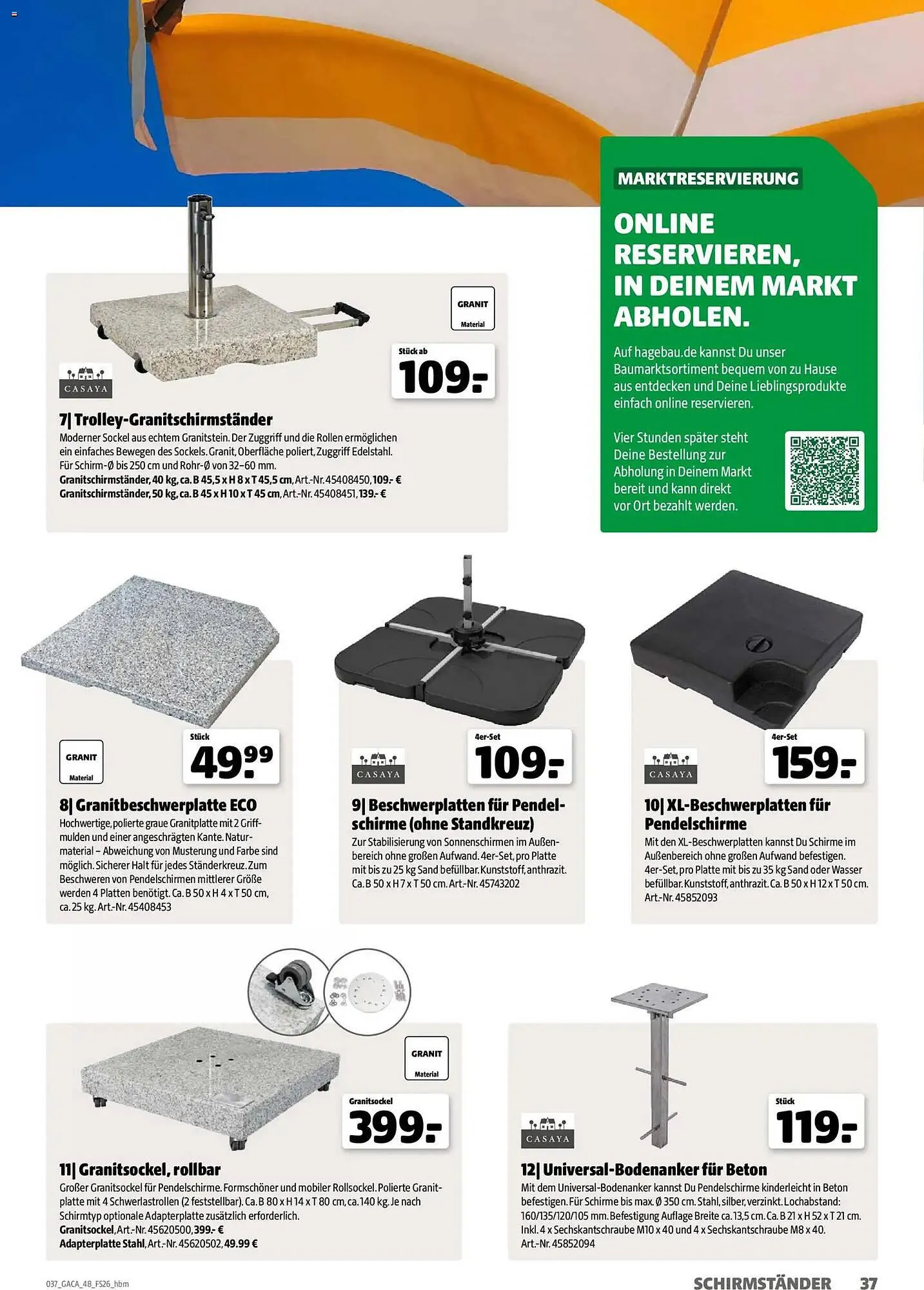 Hagebau Prospekt von 2. März bis 31. Dezember 2026 - Prospekt seite 37
