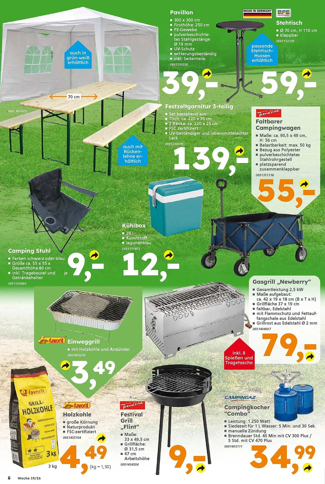 Globus Baumarkt Prospekt von 3. Mai bis 9. Mai 2026 - Prospekt seite 8