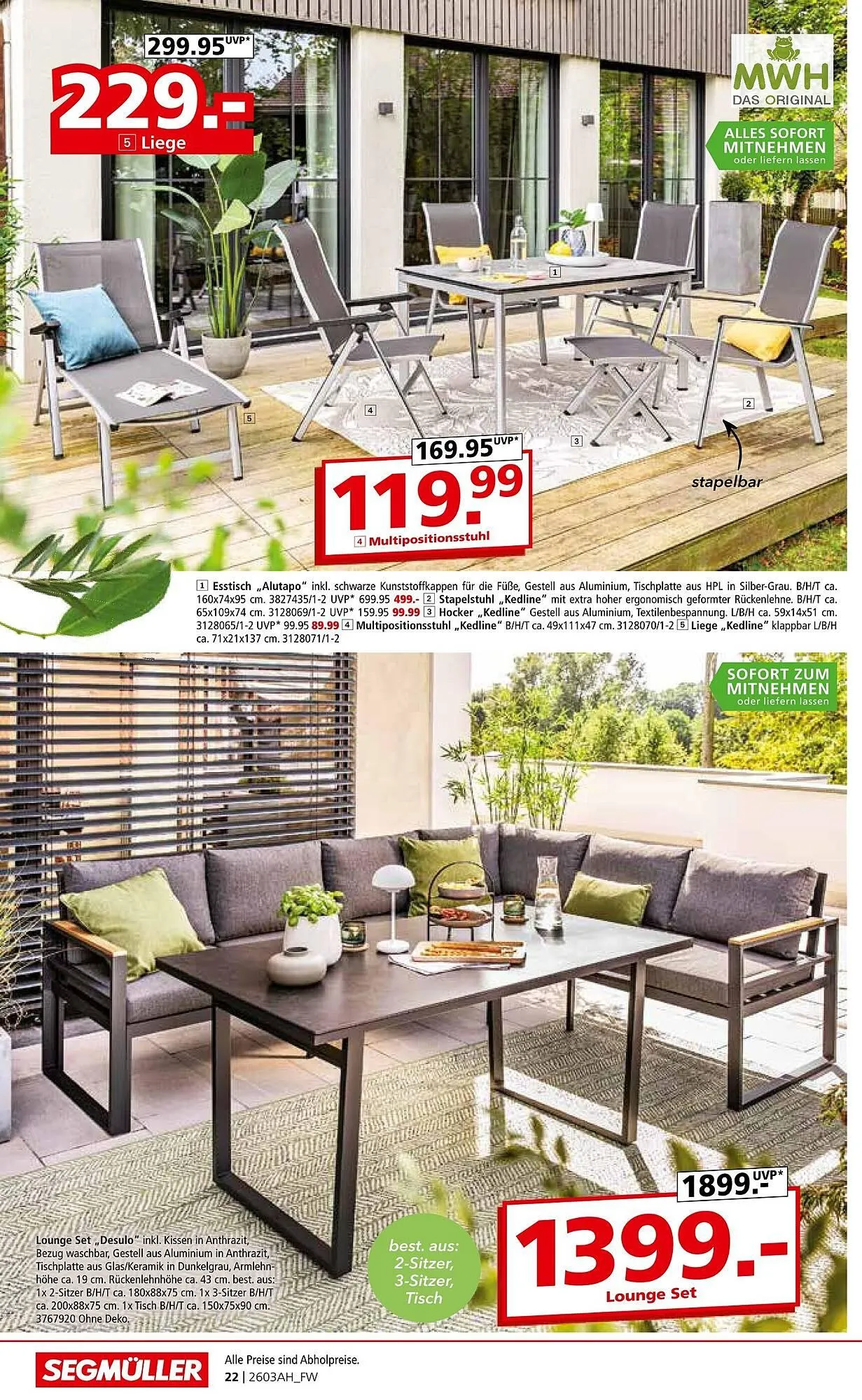 Segmüller Prospekt von 7. März bis 10. April 2026 - Prospekt seite 22