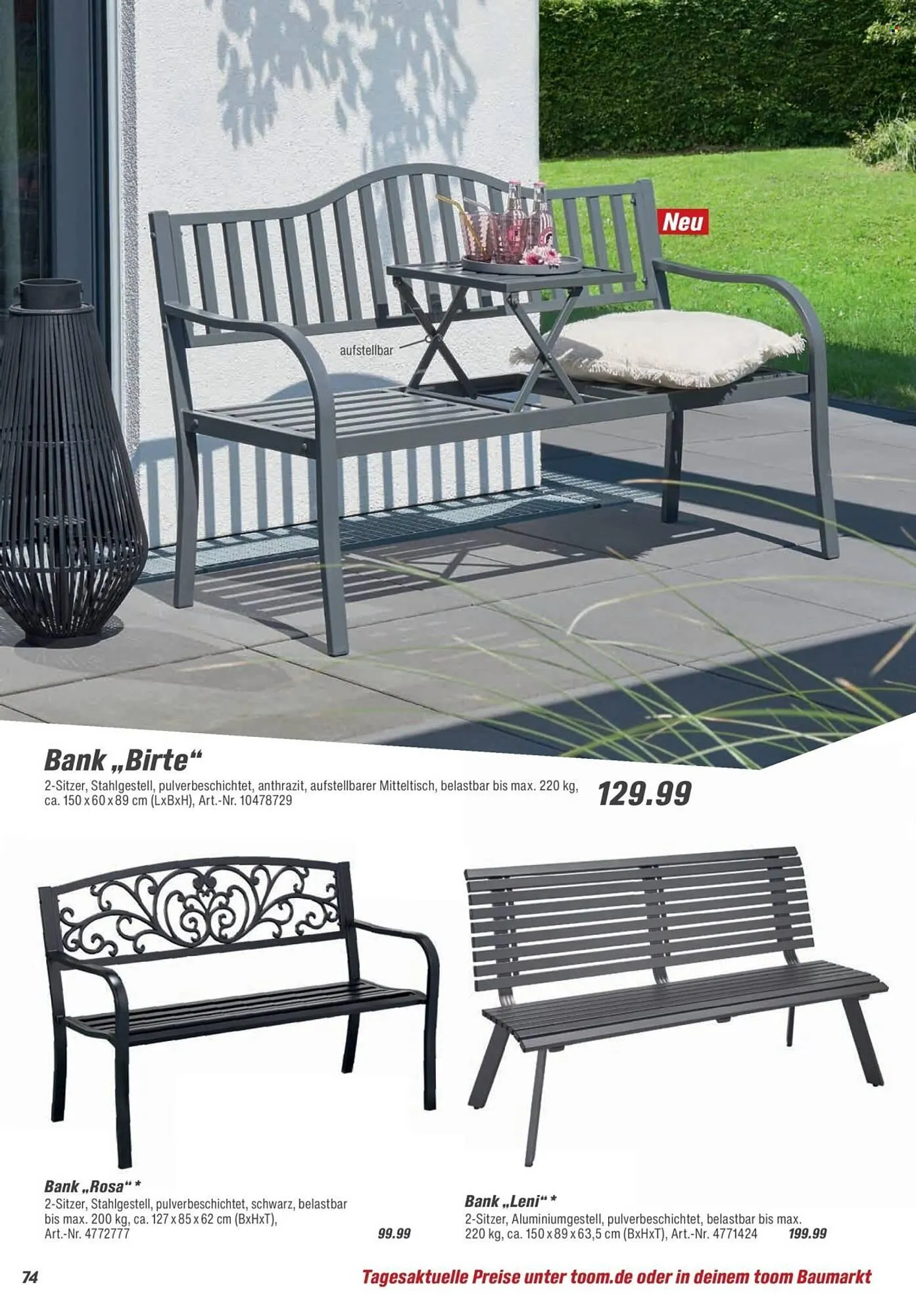 Toom Baumarkt Prospekt von 14. Februar bis 30. April 2026 - Prospekt seite 74