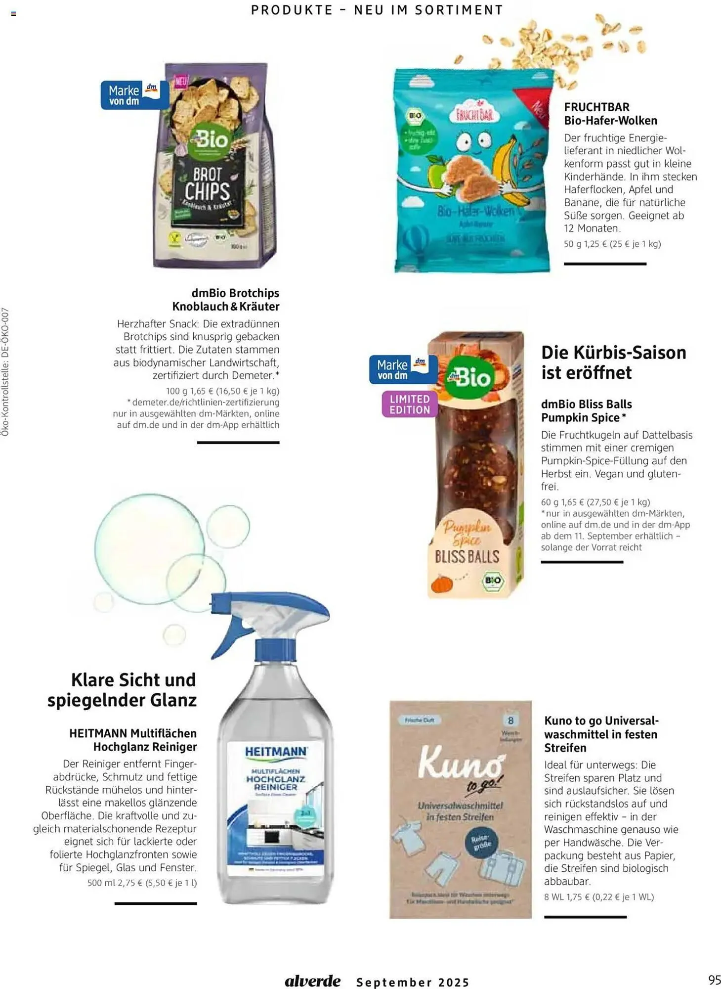 dm drogerie Magazin von 1. September bis 30. September 2025 - Prospekt seite 95