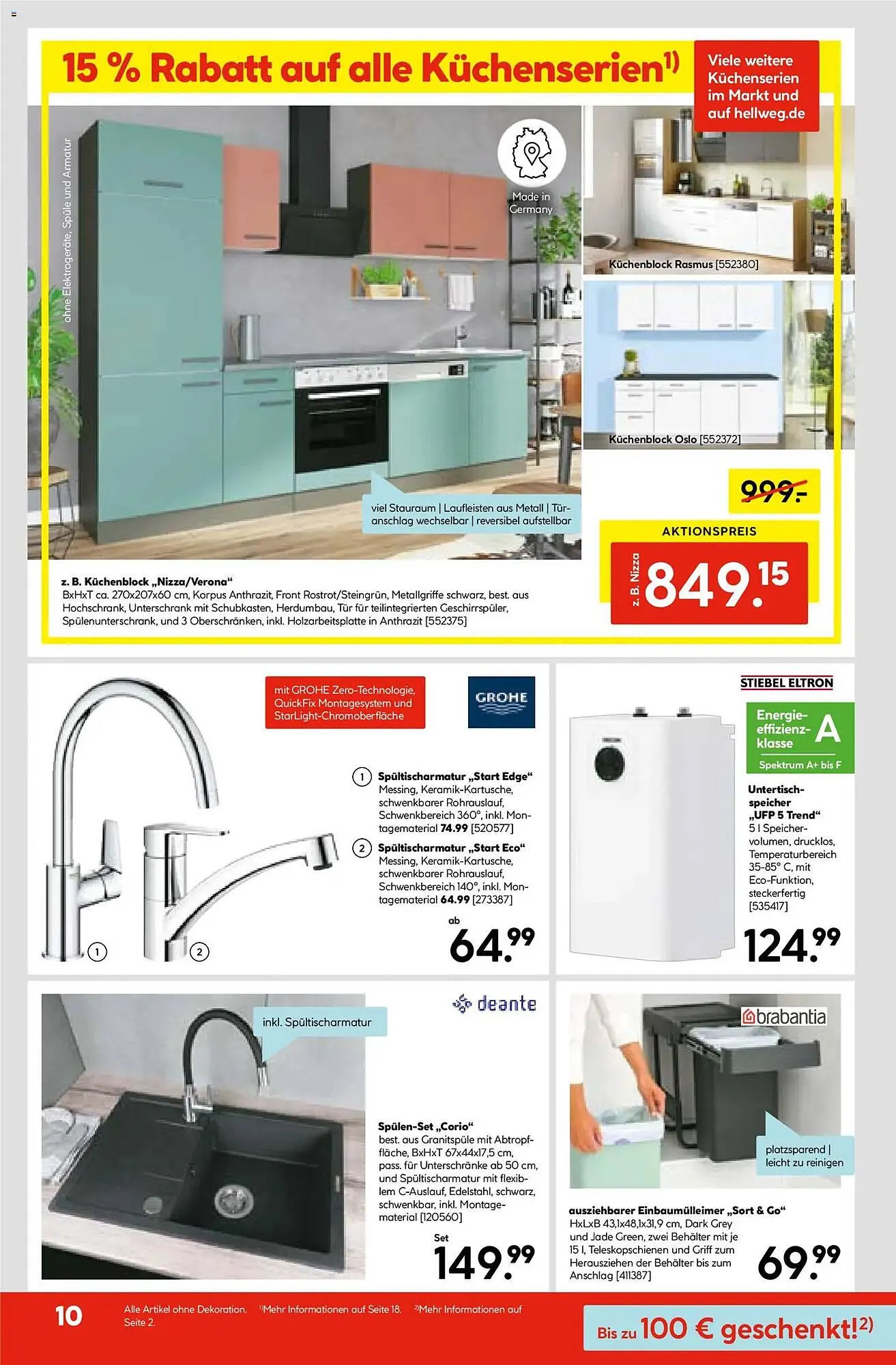 Hellweg Prospekt von 27. Oktober bis 1. November 2025 - Prospekt seite 10
