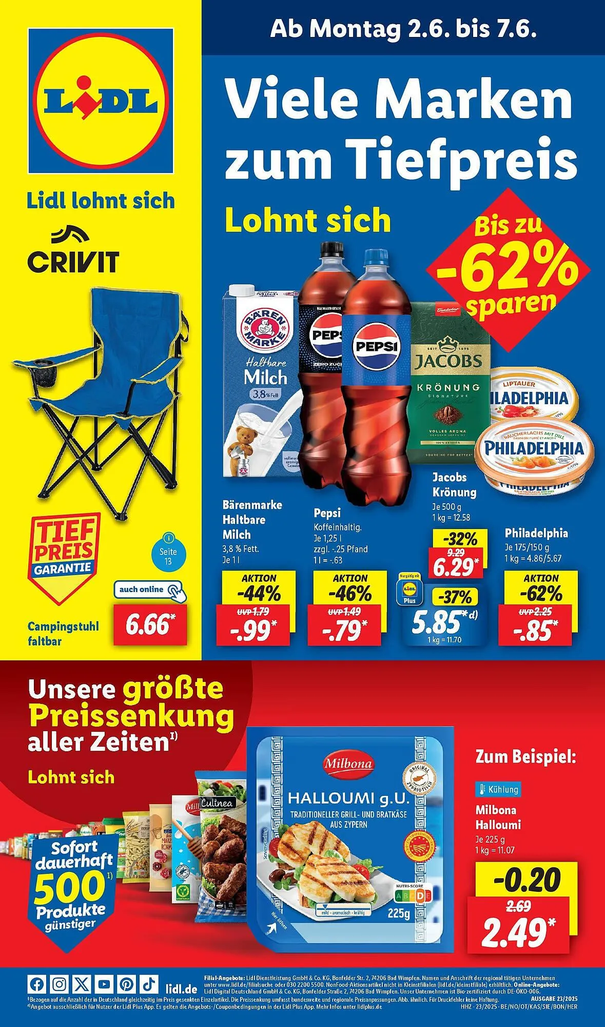 Lidl Prospekt von 1. Juni bis 7. Juni 2025 - Prospekt seite 1