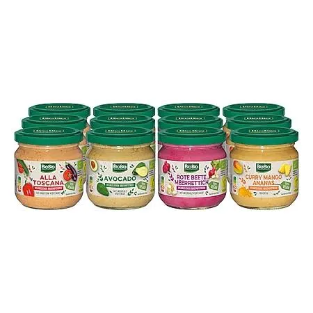 BioBio pflanzlicher Brotaufstrich versch. Sorten 180 g, 12er Pack