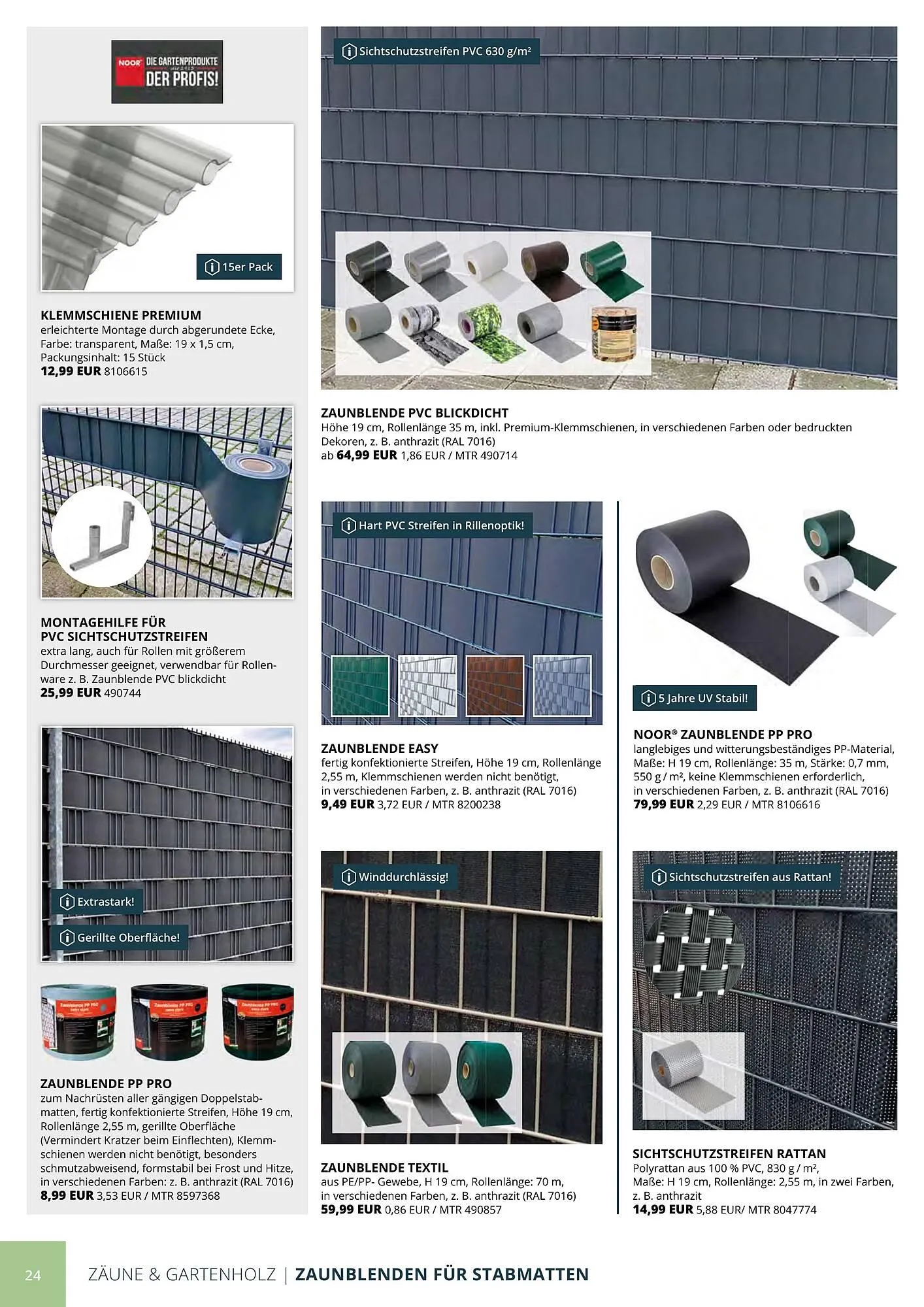 BBM Baumarkt Prospekt von 20. April bis 31. Dezember 2025 - Prospekt seite 24