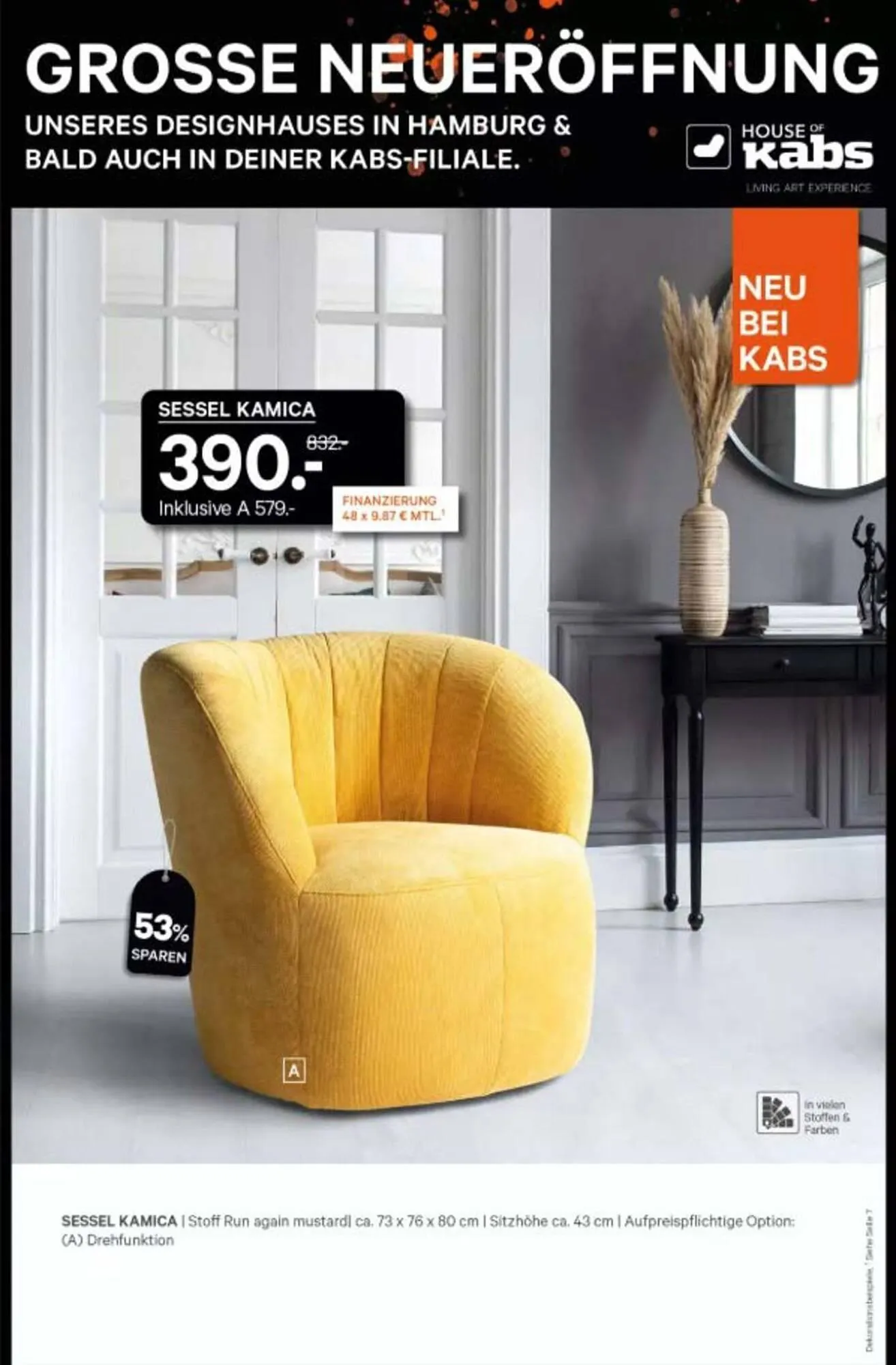 Kabs Polsterwelt Prospekt von 10. November bis 2. Dezember 2025 - Prospekt seite 4