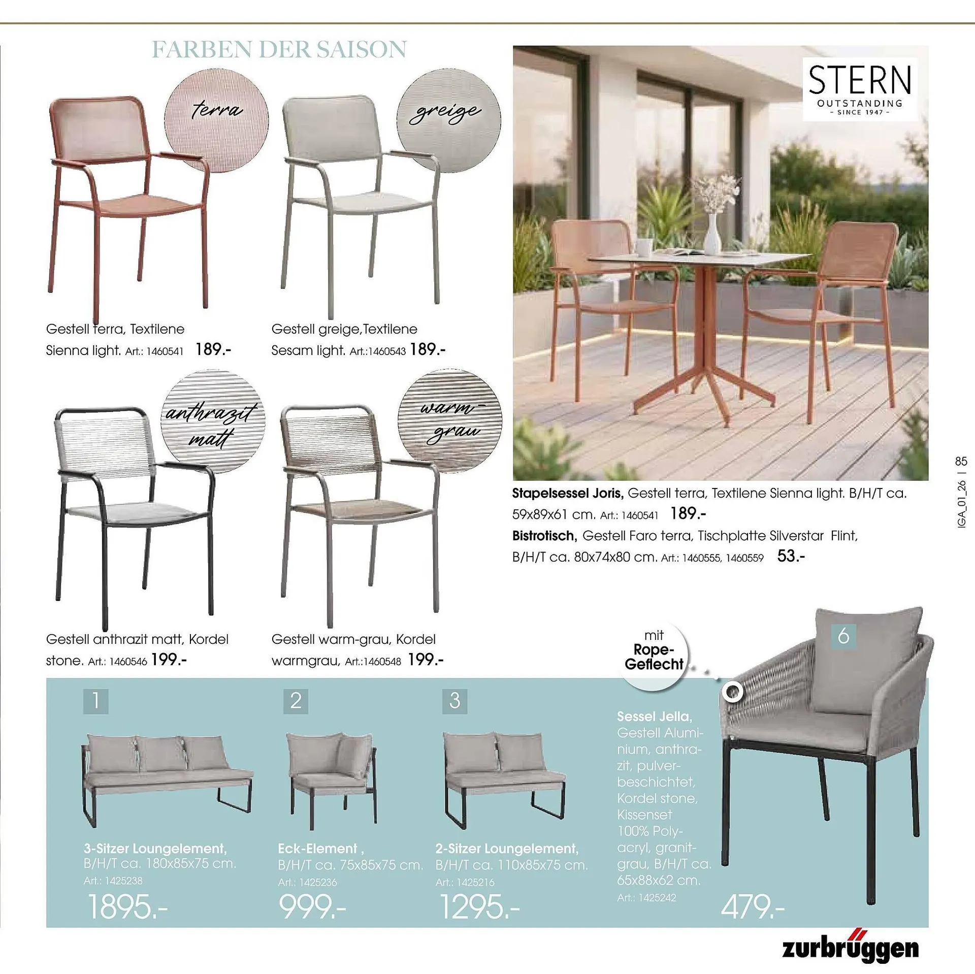 Zurbrüggen Prospekt von 17. März bis 31. August 2026 - Prospekt seite 85