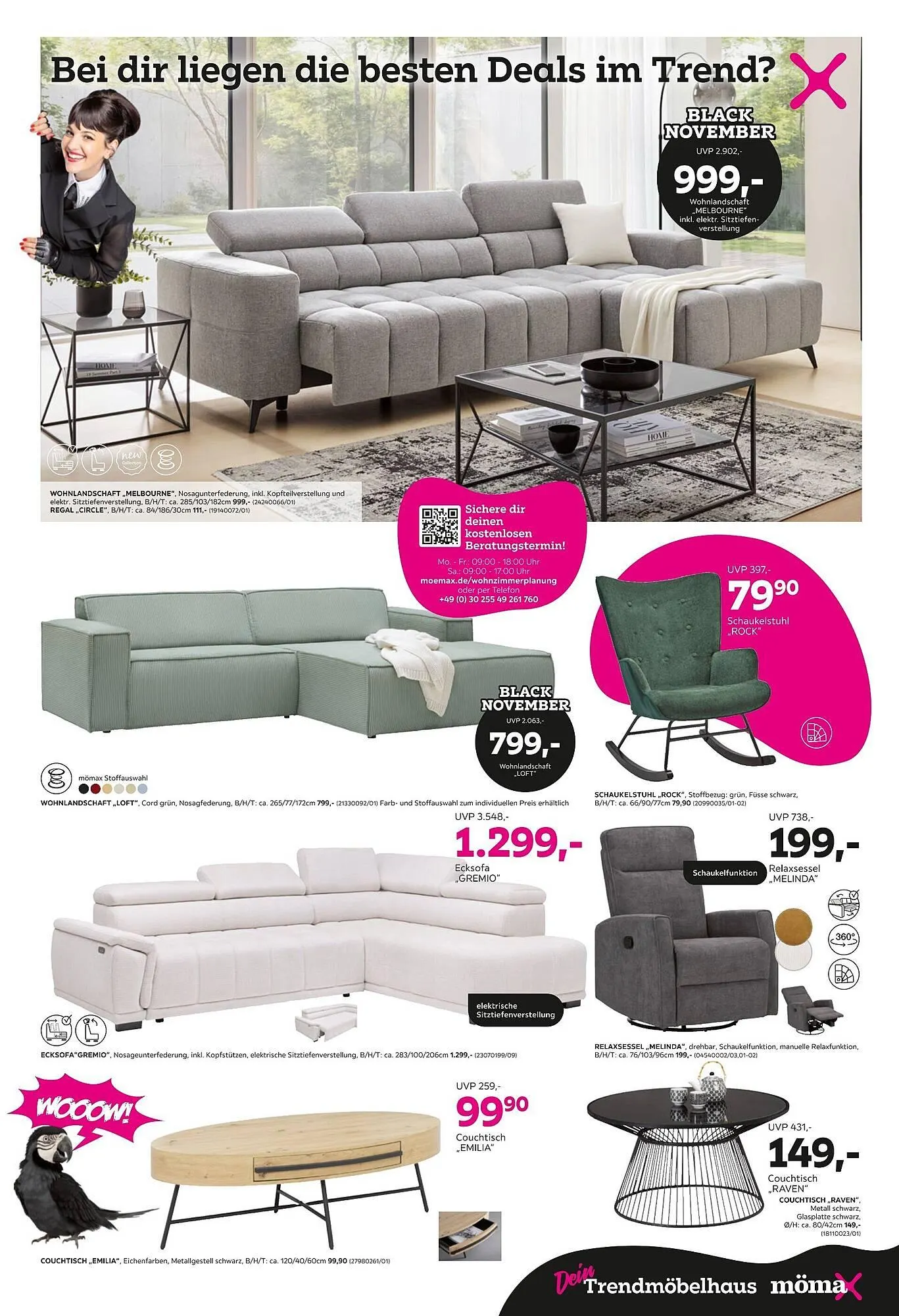 Mömax Prospekt von 3. November bis 11. November 2025 - Prospekt seite 3