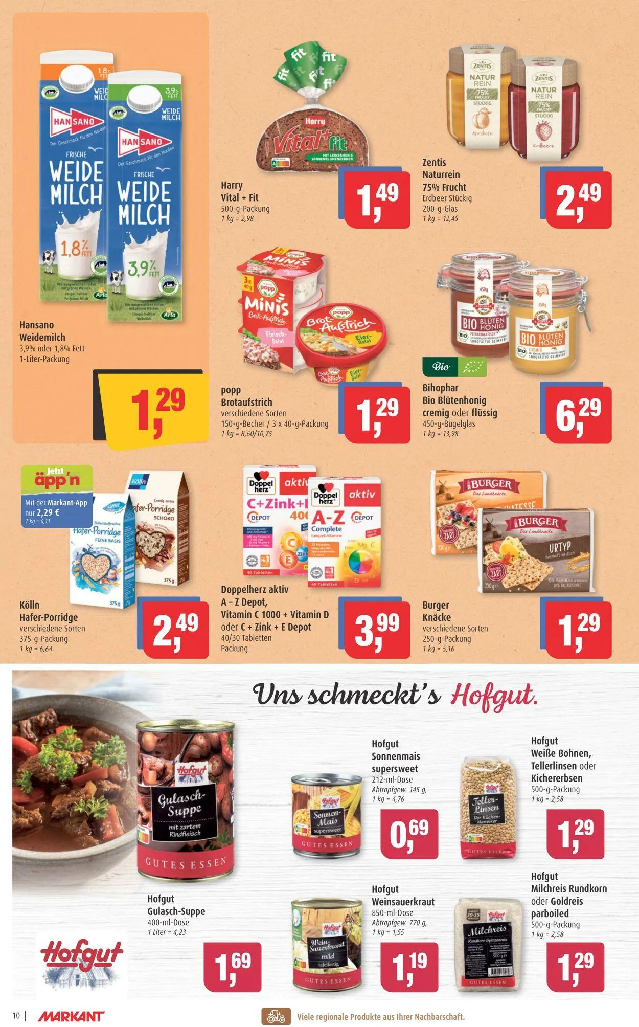 Markant Aktueller Prospekt von 2. August bis 16. August 2025 - Prospekt seite 10