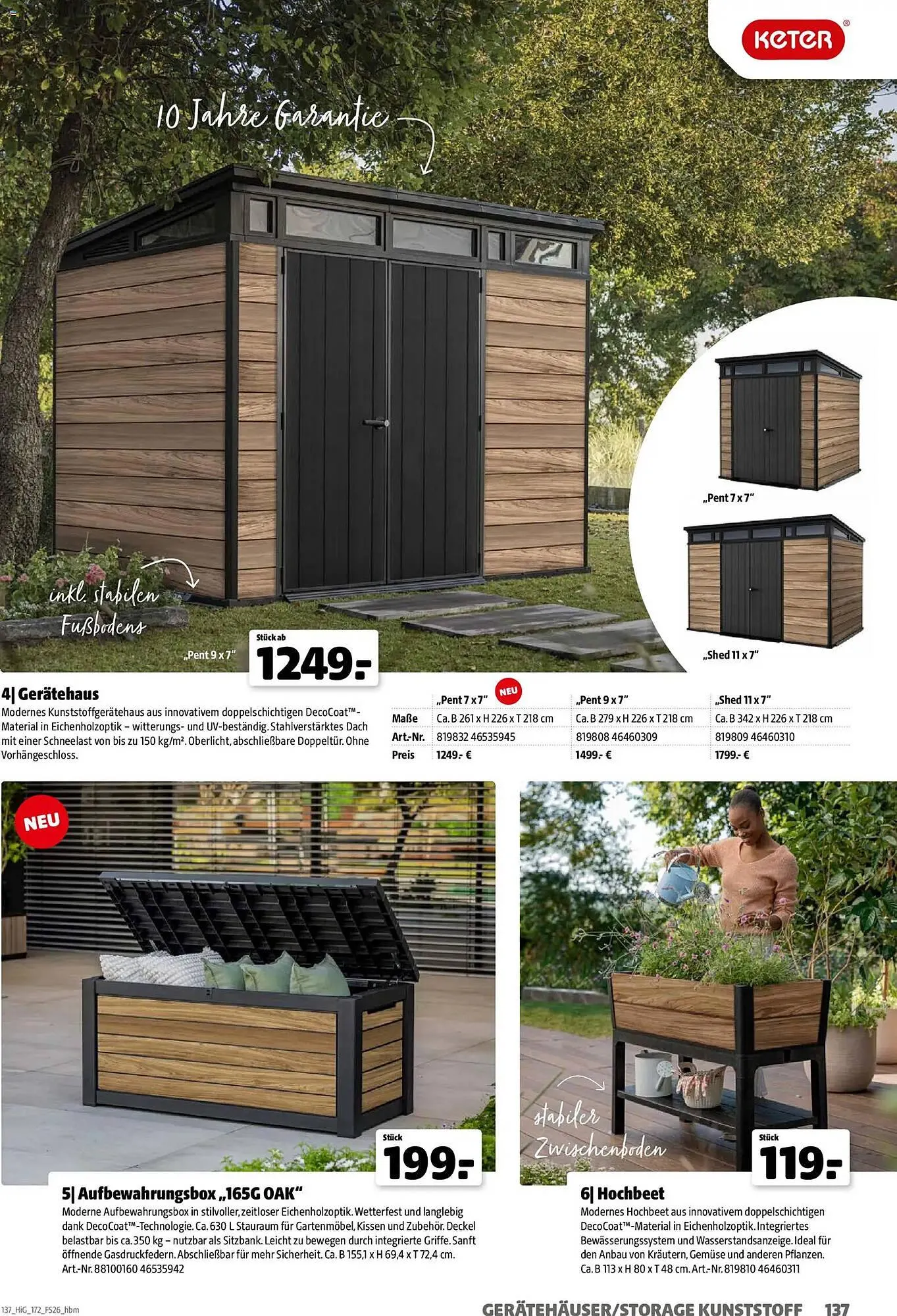 Hagebau Prospekt von 2. März bis 31. Dezember 2026 - Prospekt seite 137