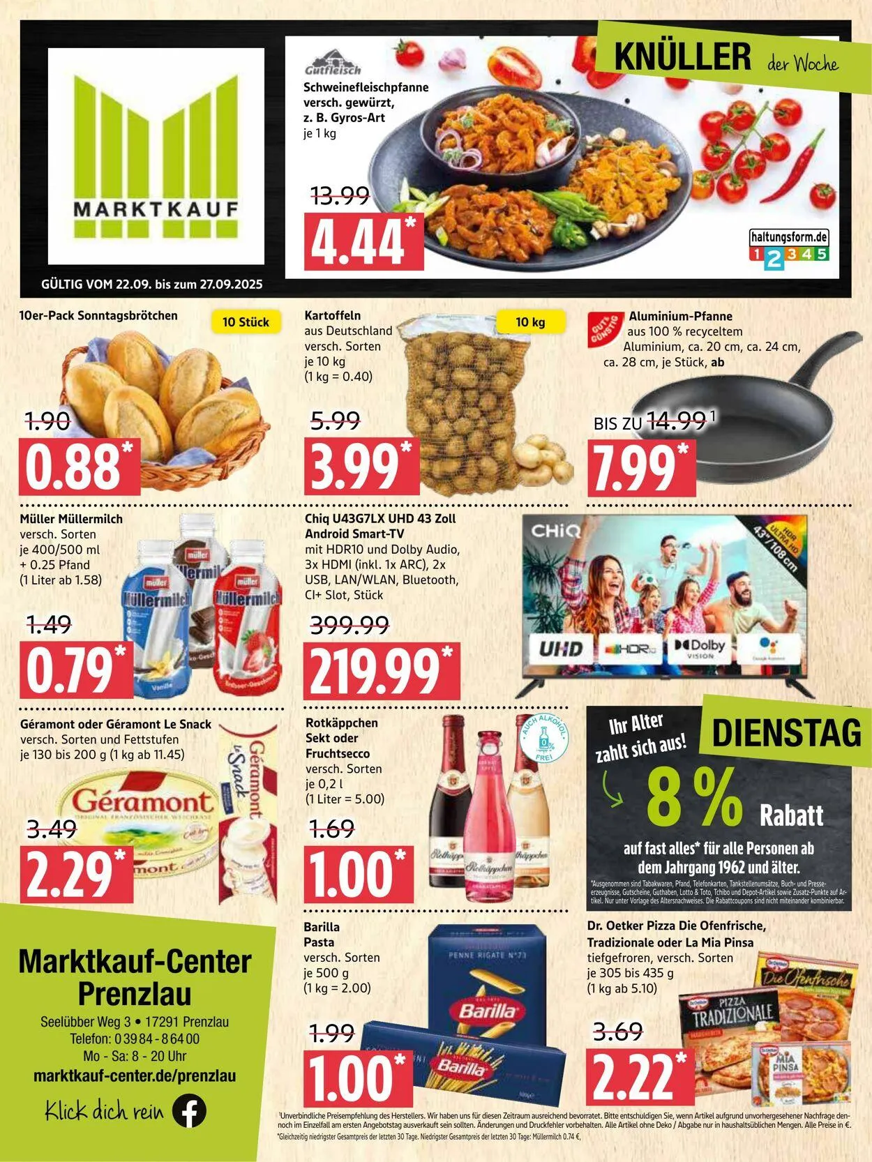 Marktkauf Aktueller Prospekt von 29. September bis 4. Oktober 2025 - Prospekt seite 1