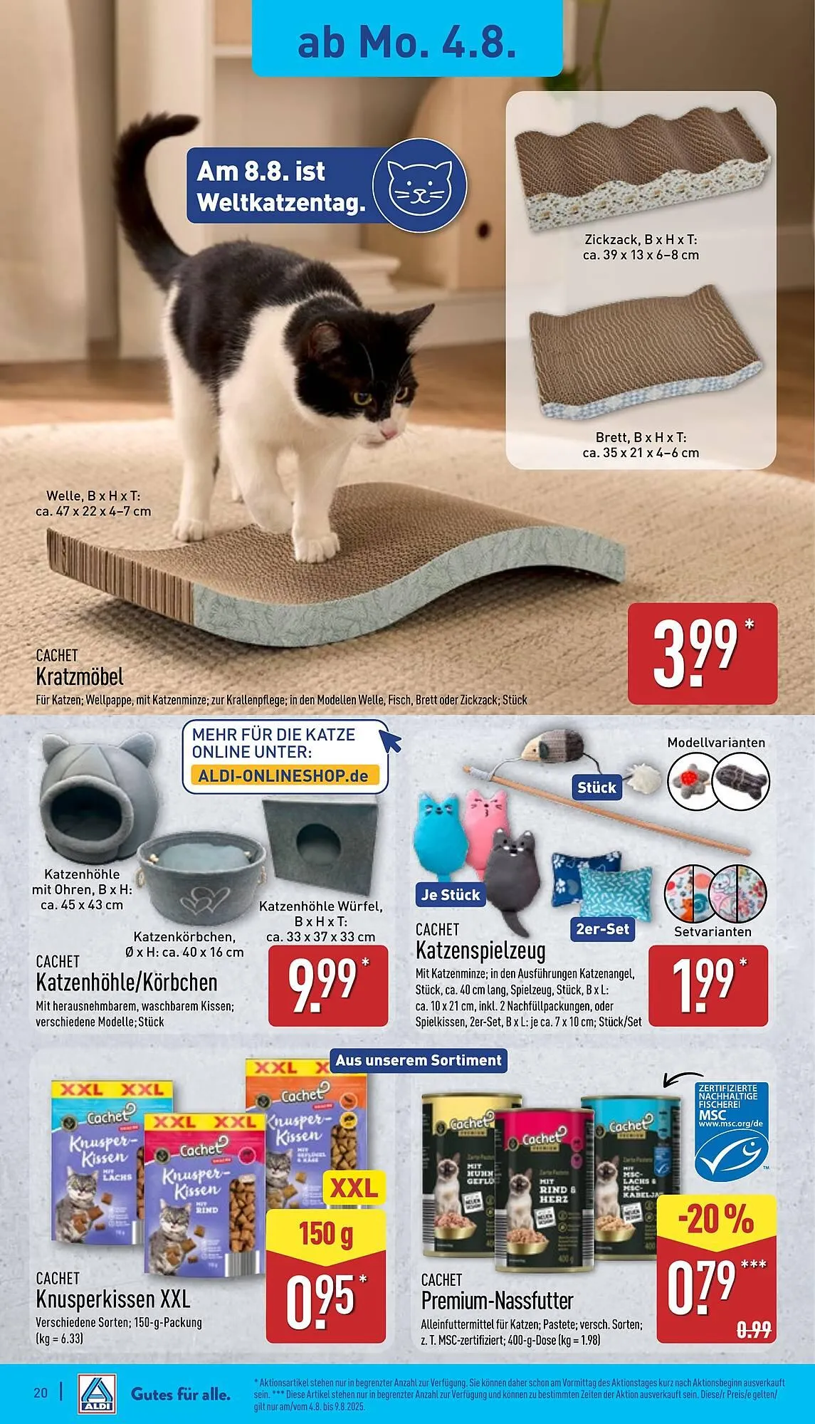 Aldi Nord Prospekt von 4. August bis 9. August 2025 - Prospekt seite 20