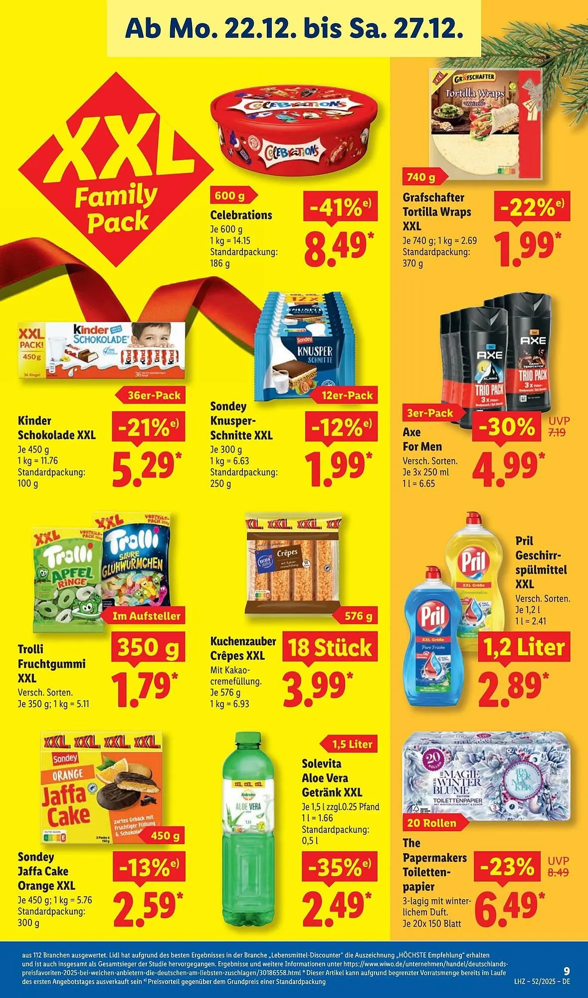 Lidl Prospekt von 22. Dezember bis 28. Dezember 2025 - Prospekt seite 15