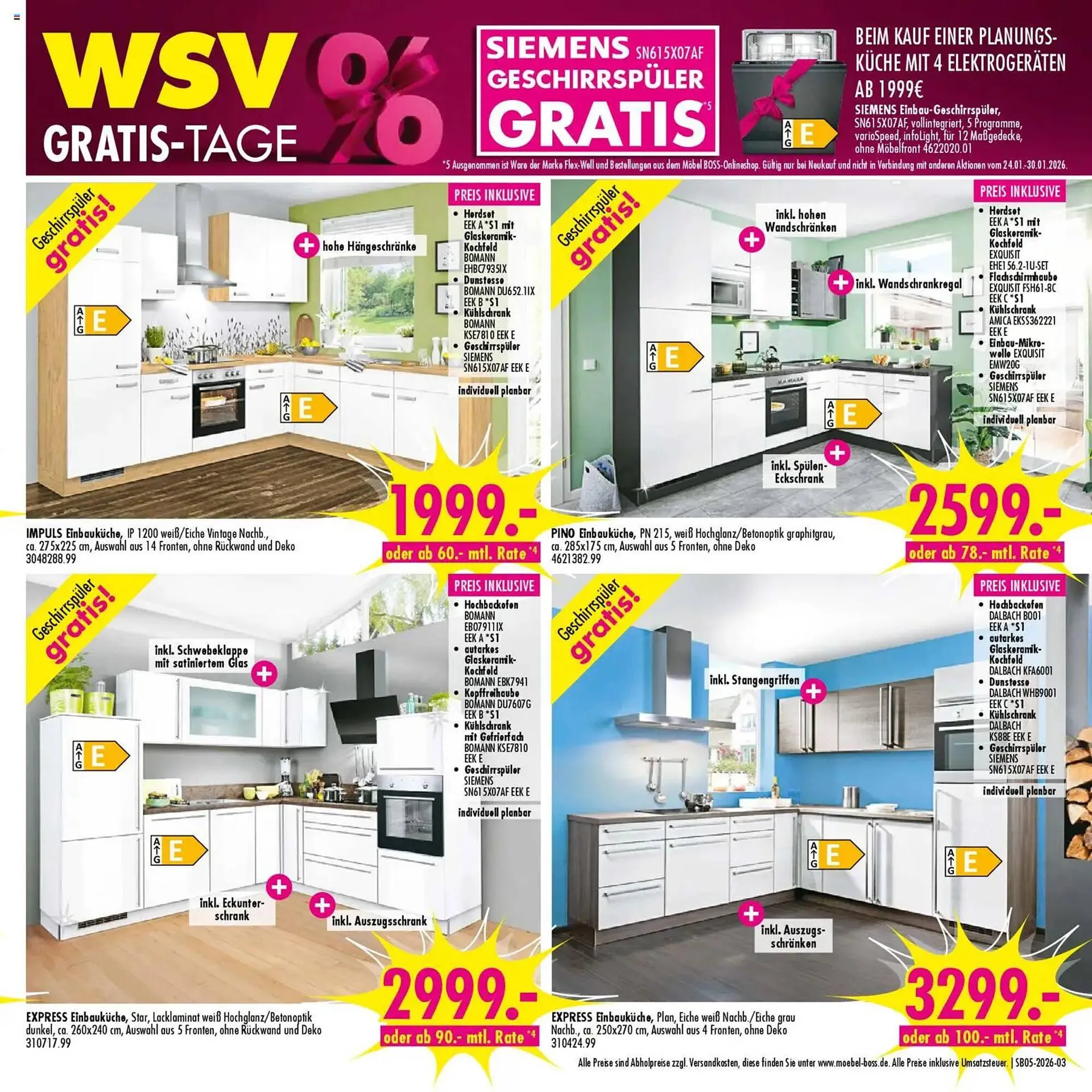Möbel Boss Prospekt von 24. Januar bis 30. Januar 2026 - Prospekt seite 3