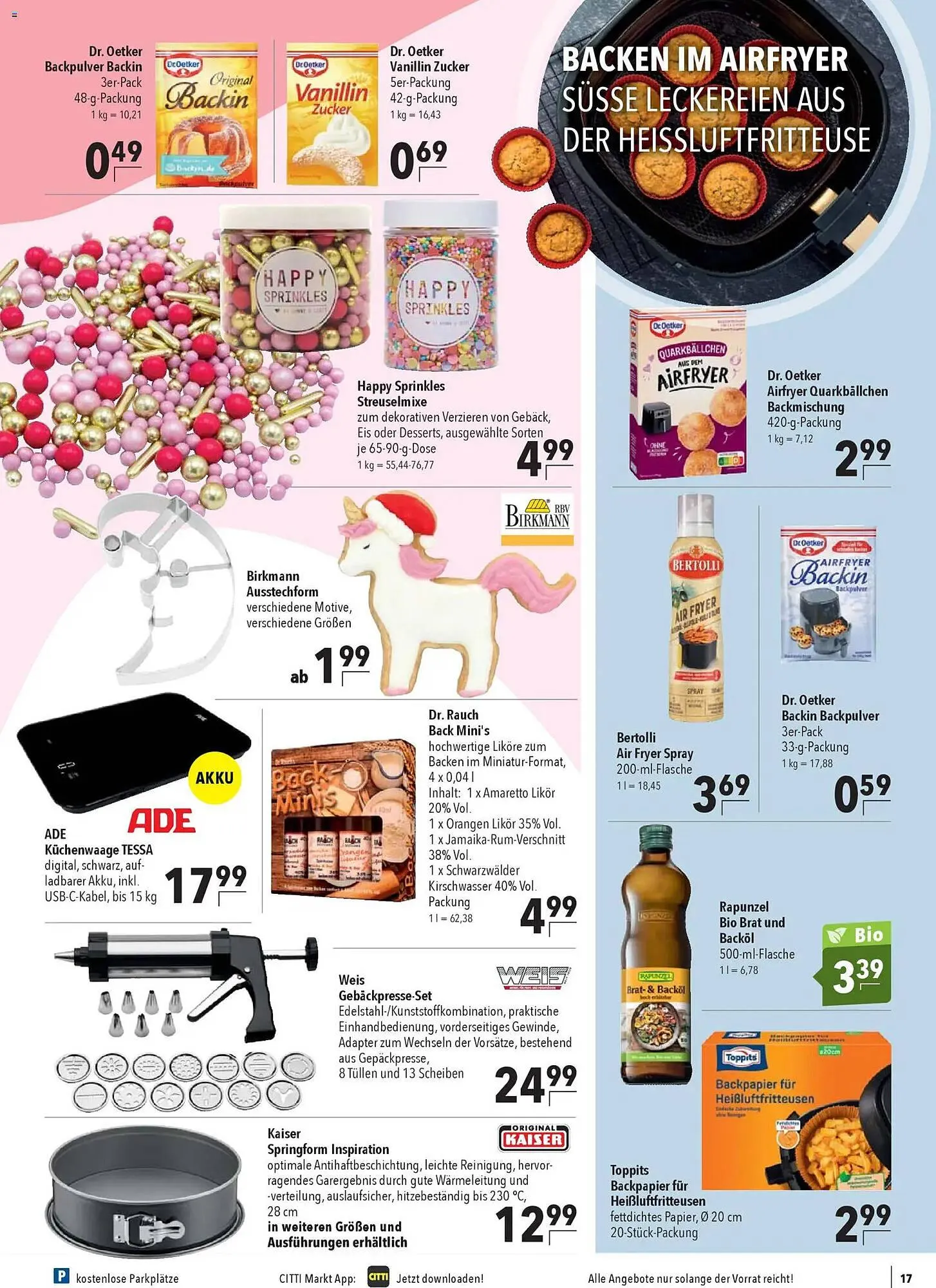 CITTI Markt Prospekt von 29. Oktober bis 4. November 2025 - Prospekt seite 17