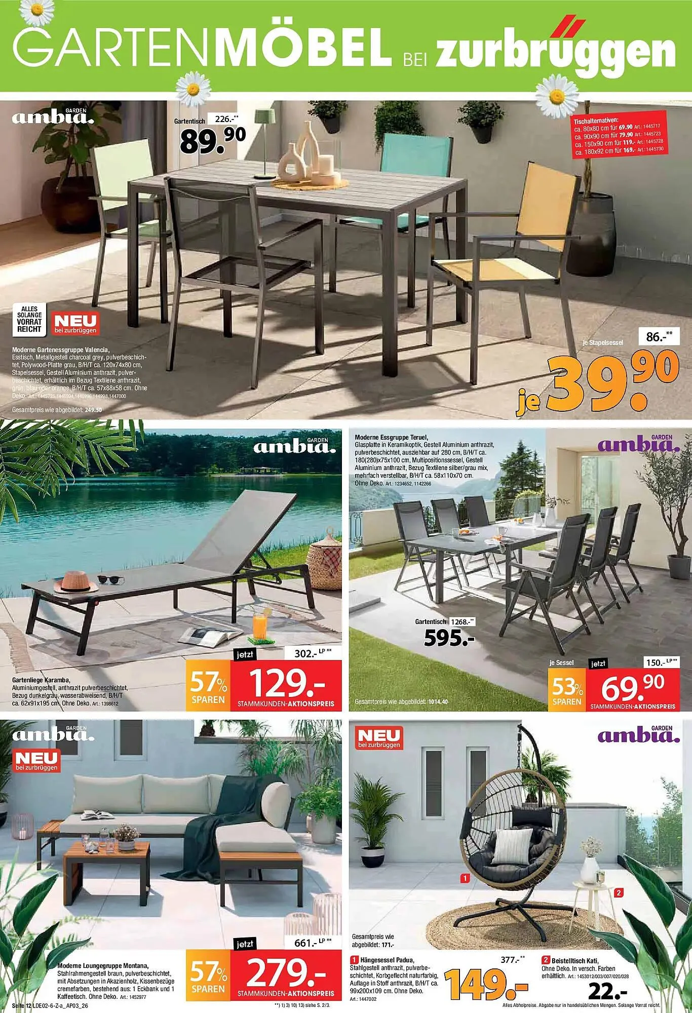 Zurbrüggen Prospekt von 27. Februar bis 14. März 2026 - Prospekt seite 16