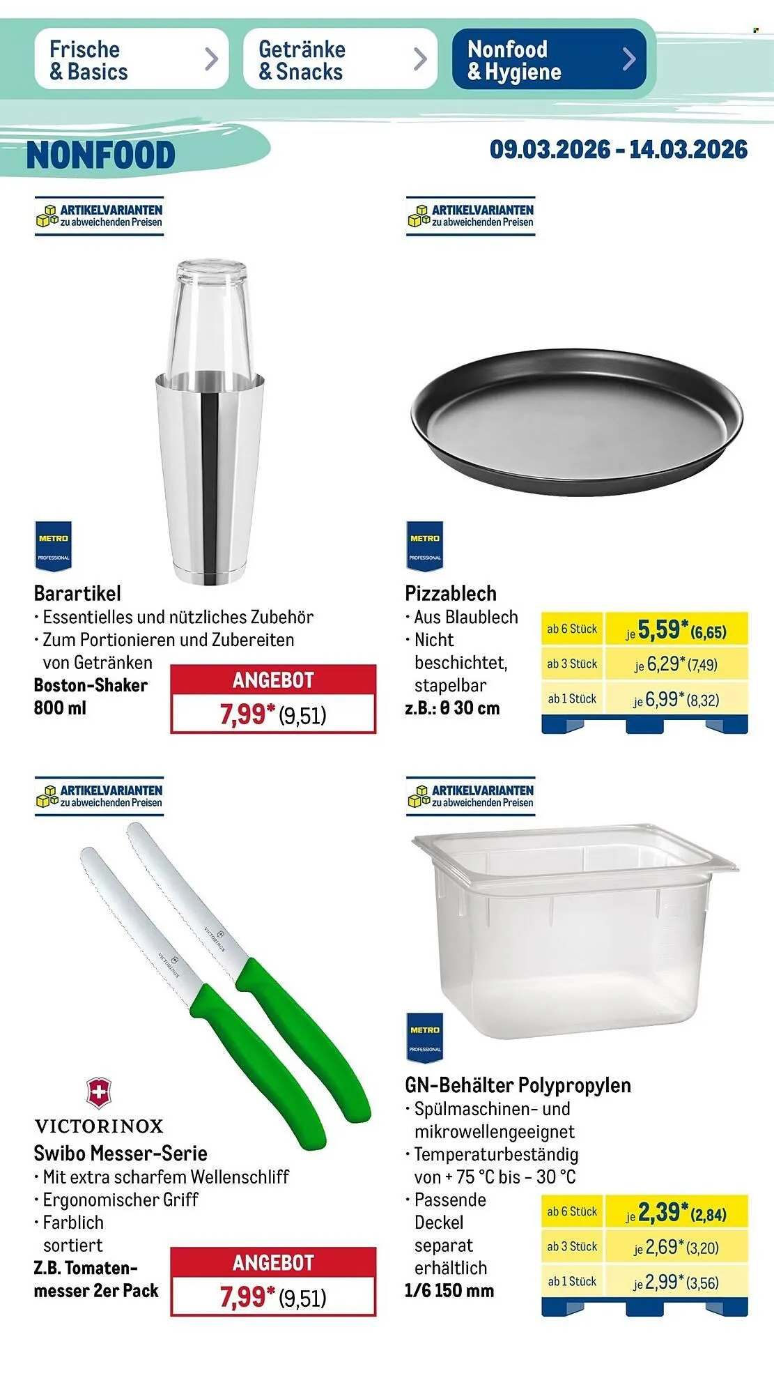 METRO Prospekt von 9. März bis 14. März 2026 - Prospekt seite 49