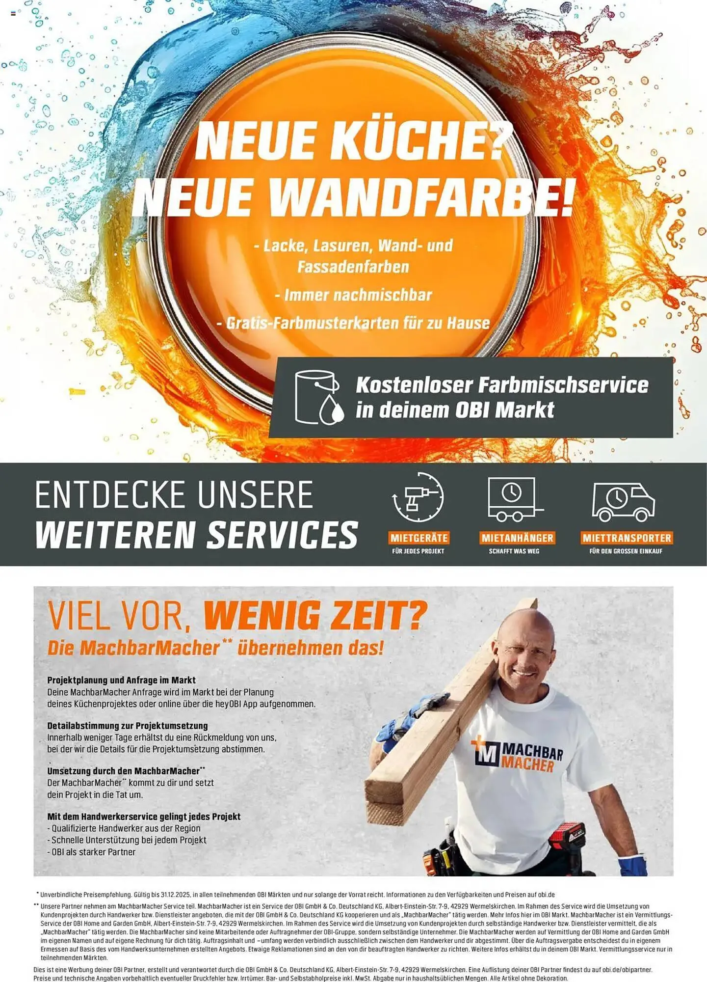 OBI Prospekt von 31. Juli bis 31. Dezember 2025 - Prospekt seite 24