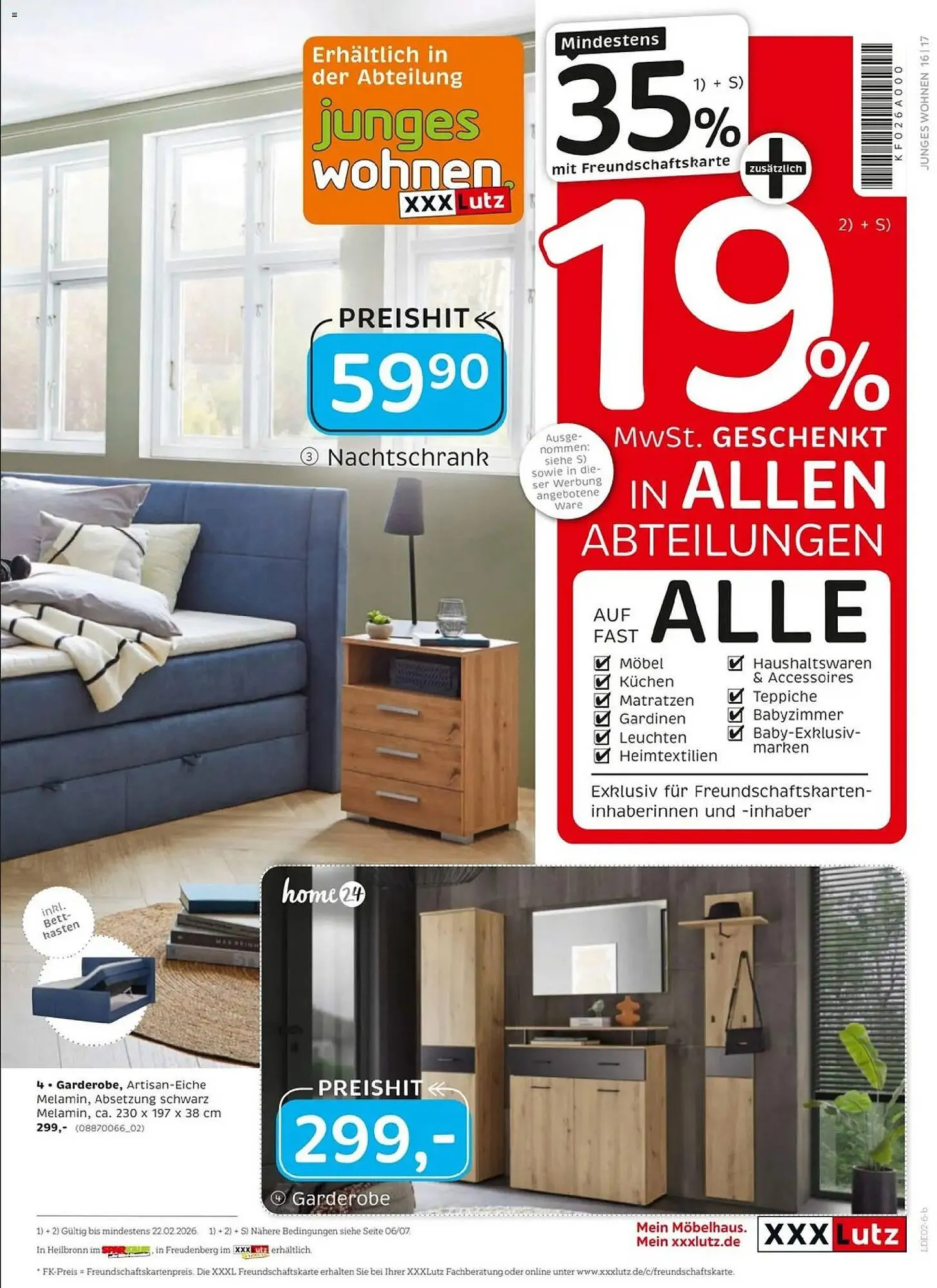 XXXLutz Prospekt von 8. Februar bis 22. Februar 2026 - Prospekt seite 21