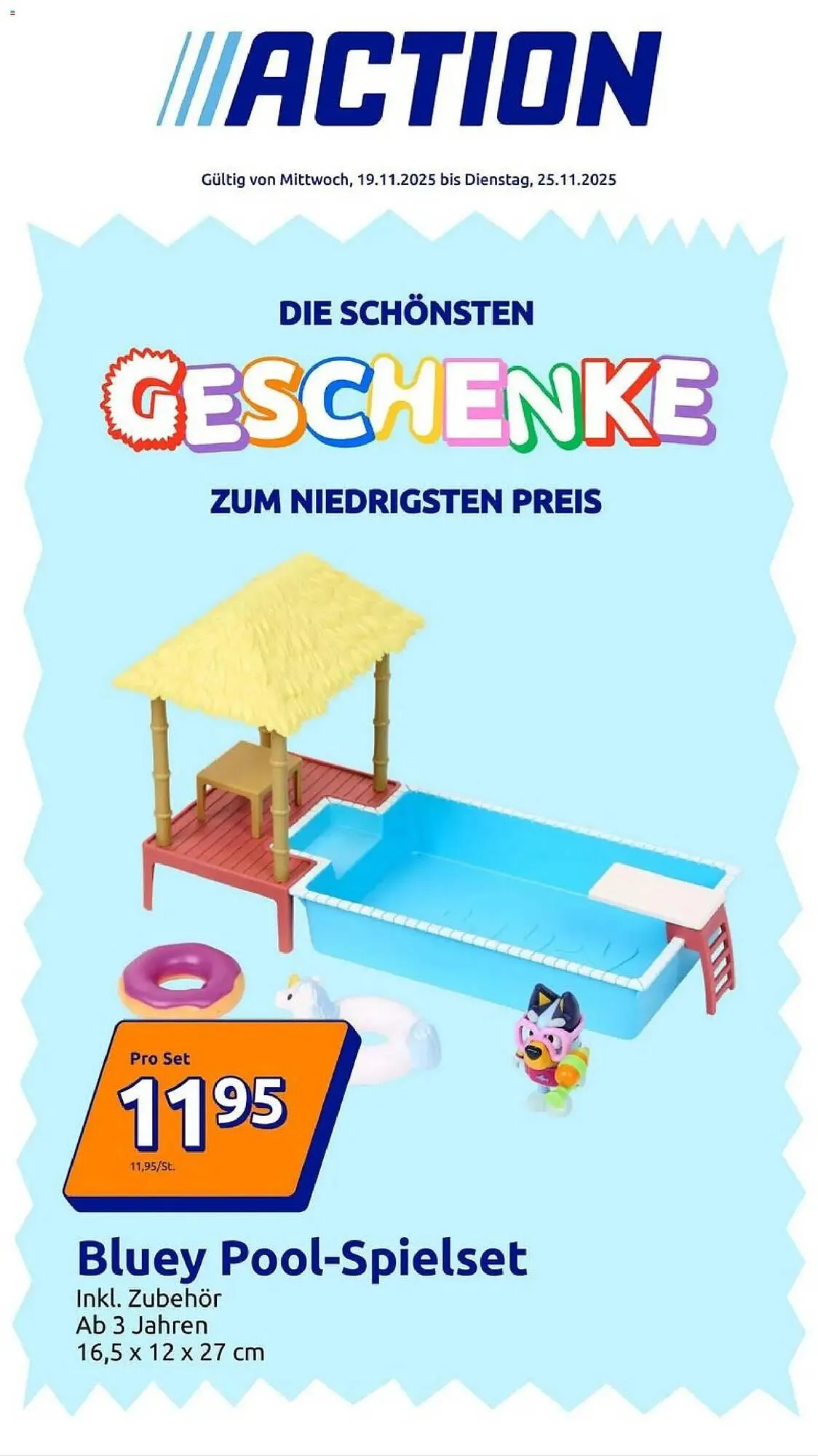 Action Prospekt von 19. November bis 25. November 2025 - Prospekt seite 1