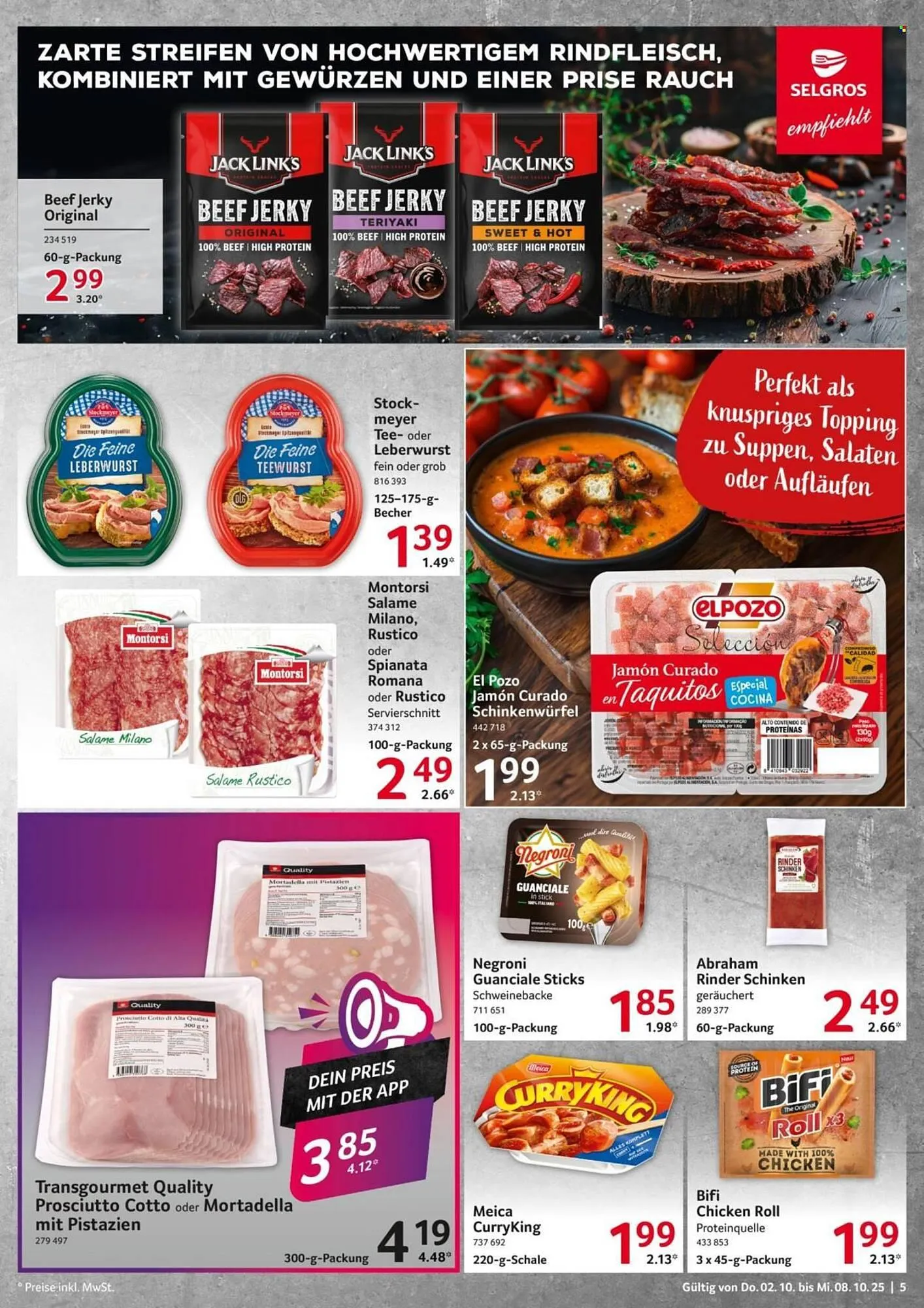 Selgros Prospekt von 2. Oktober bis 8. Oktober 2025 - Prospekt seite 5