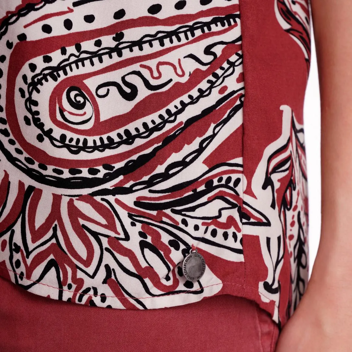 Damen Bluse mit Allover-Print