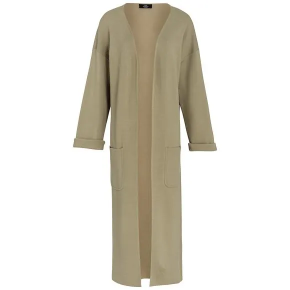 Damen Strickjacke lang geschnitten