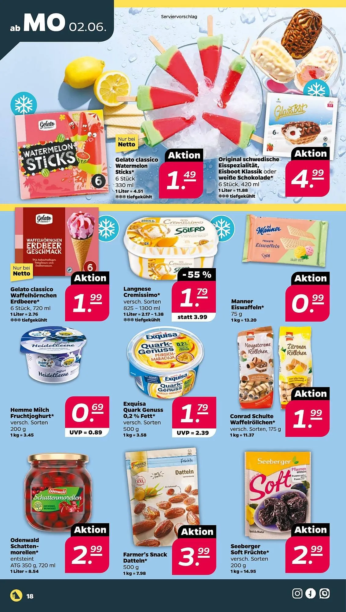 NETTO Prospekt von 2. Juni bis 7. Juni 2025 - Prospekt seite 18