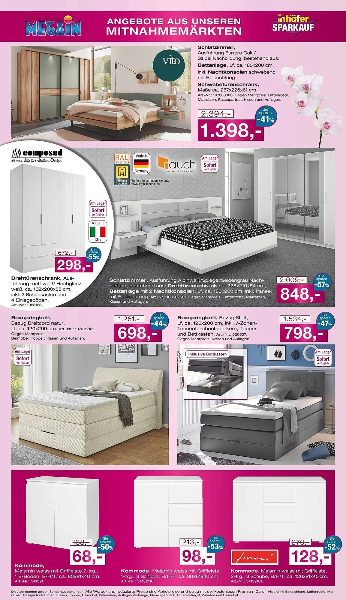 Möbel Inhofer Prospekt von 9. April bis 26. April 2025 - Prospekt seite 4