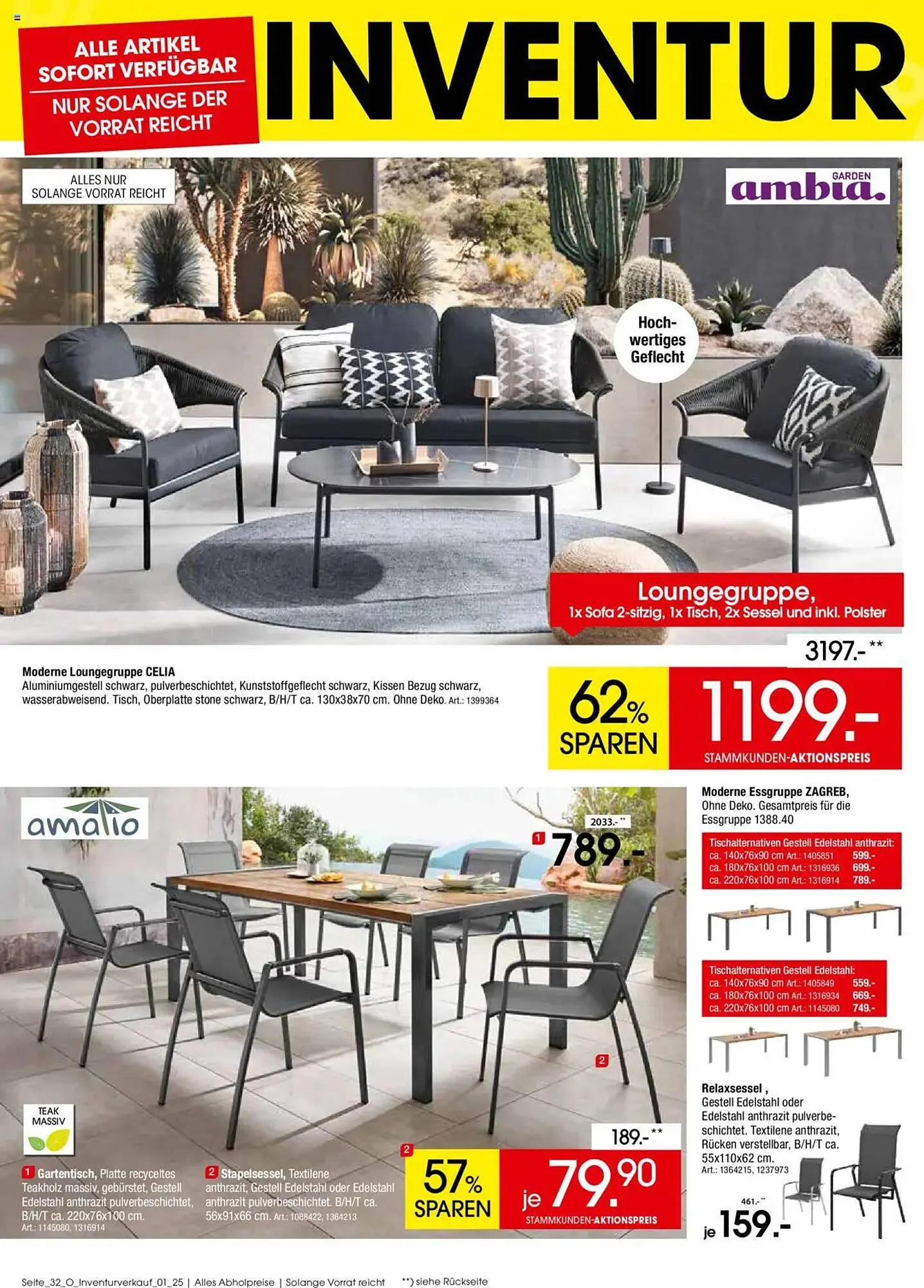 Zurbrüggen Prospekt von 3. Juli bis 31. Juli 2025 - Prospekt seite 34