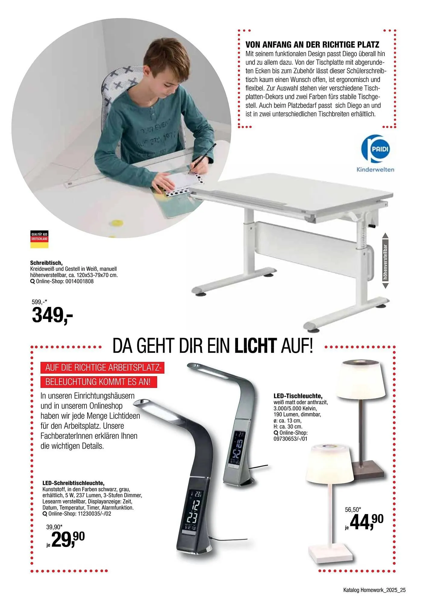 Opti Wohnwelt Prospekt von 21. März bis 1. Juni 2025 - Prospekt seite 25