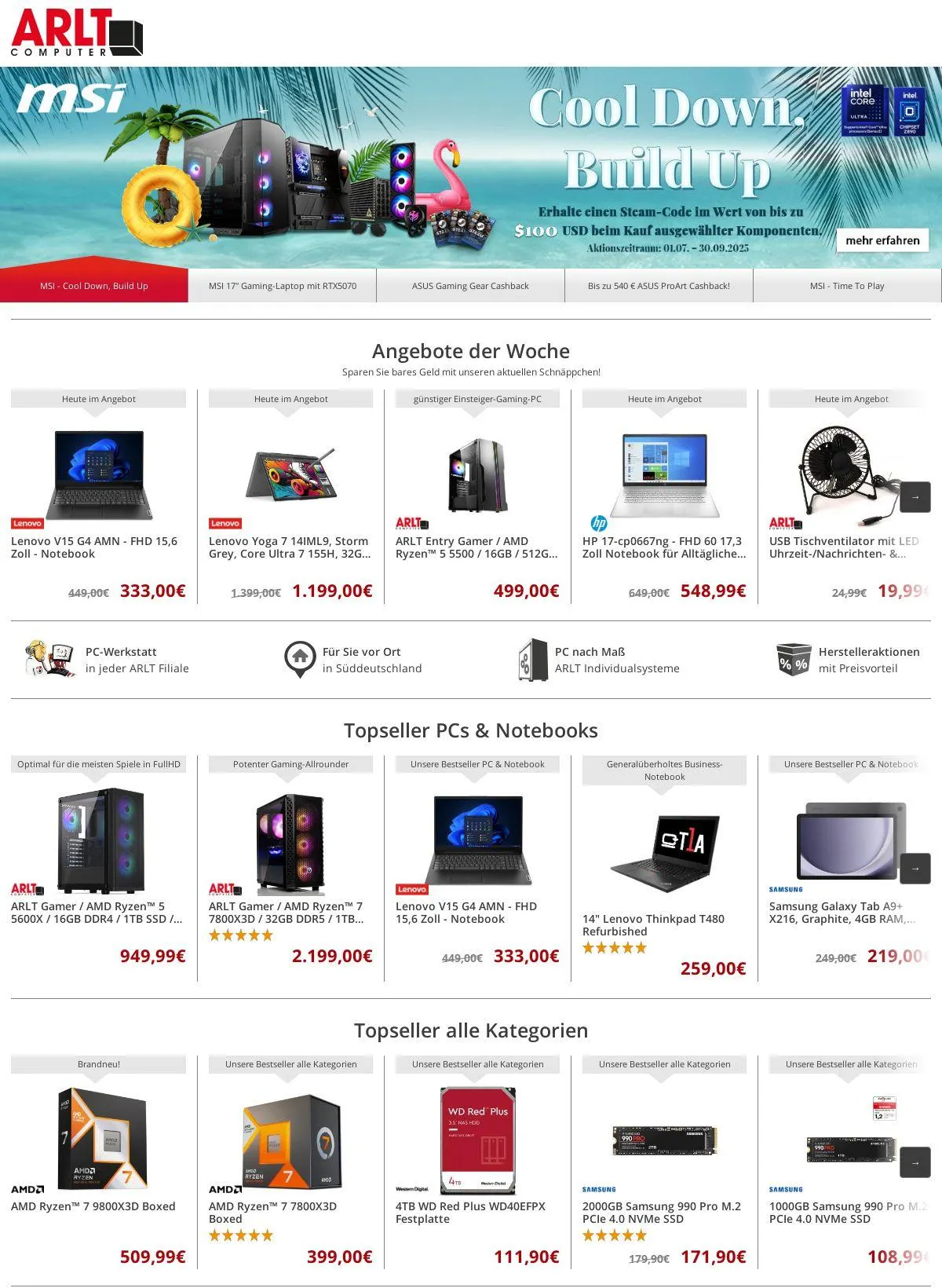 ARLT Computer Aktueller Prospekt - 1