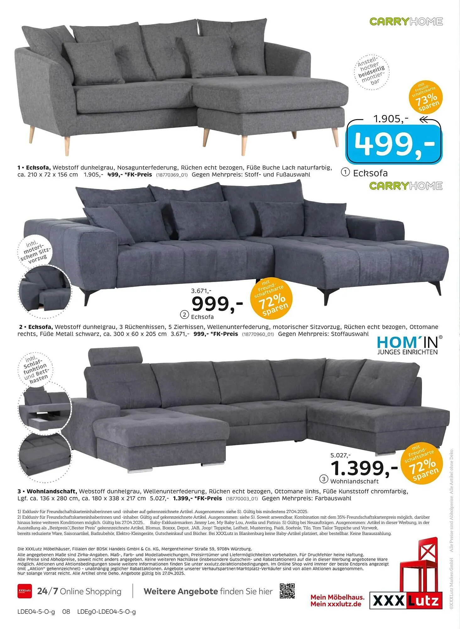 XXXLutz Prospekt von 14. April bis 28. April 2025 - Prospekt seite 8