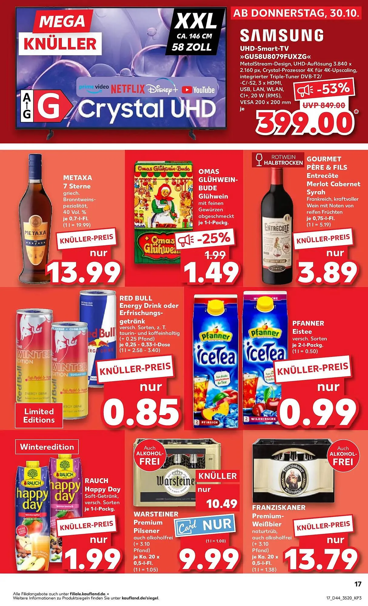 Kaufland Prospekt von 2. November bis 5. November 2025 - Prospekt seite 17