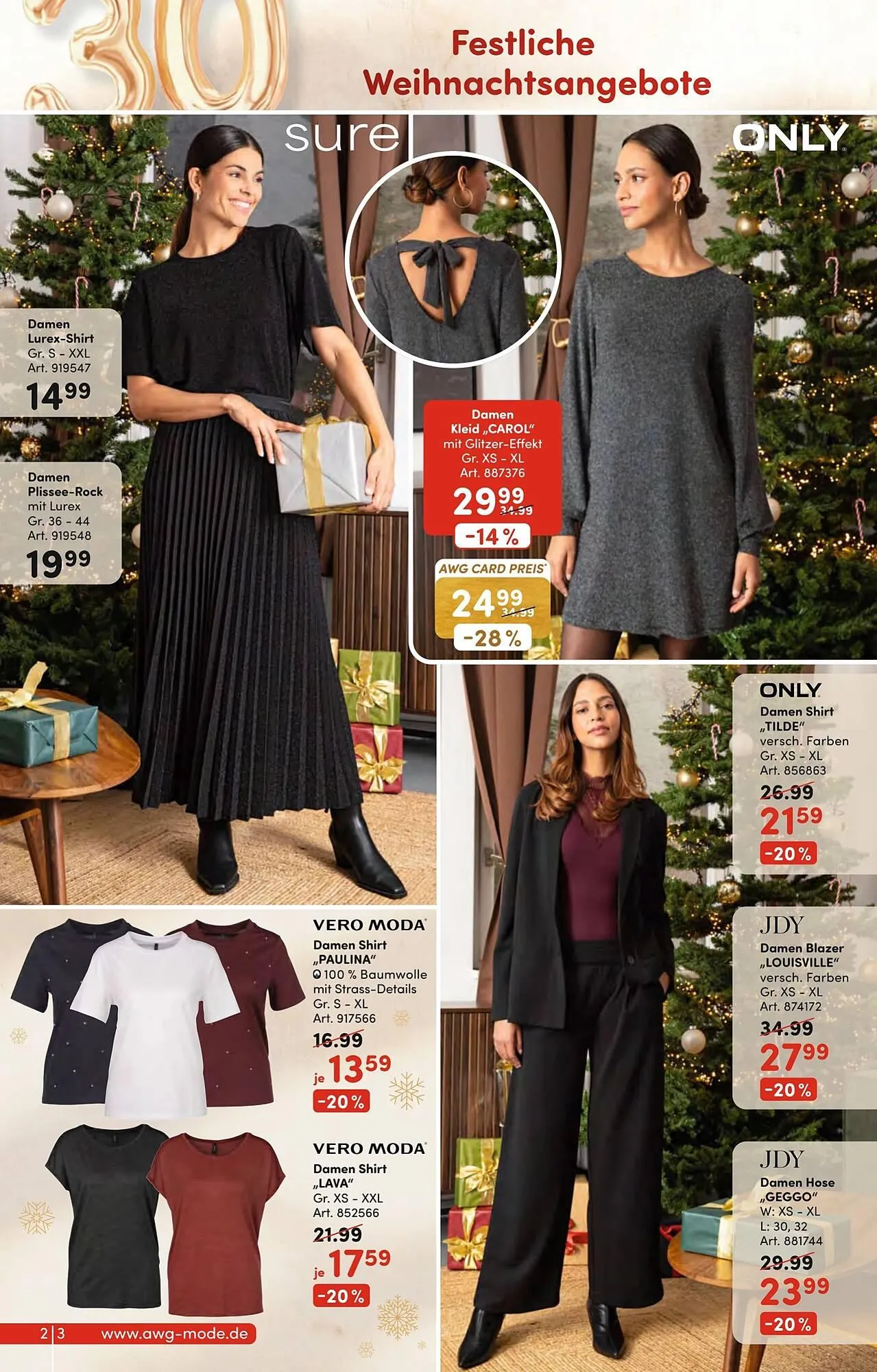 AWG Mode Prospekt von 13. Dezember bis 28. Dezember 2025 - Prospekt seite 2
