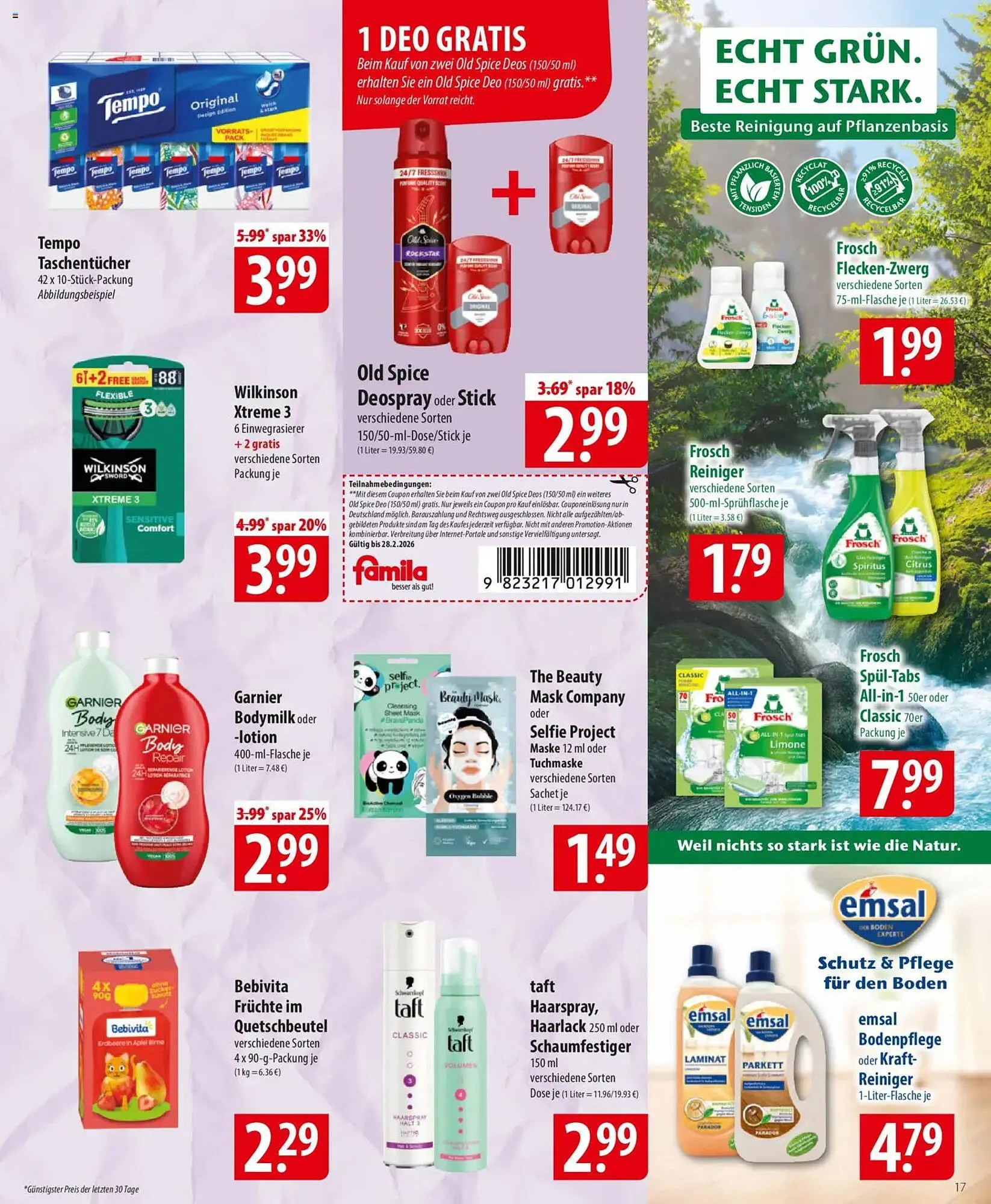 Famila Nord Ost Prospekt von 23. Februar bis 28. Februar 2026 - Prospekt seite 17