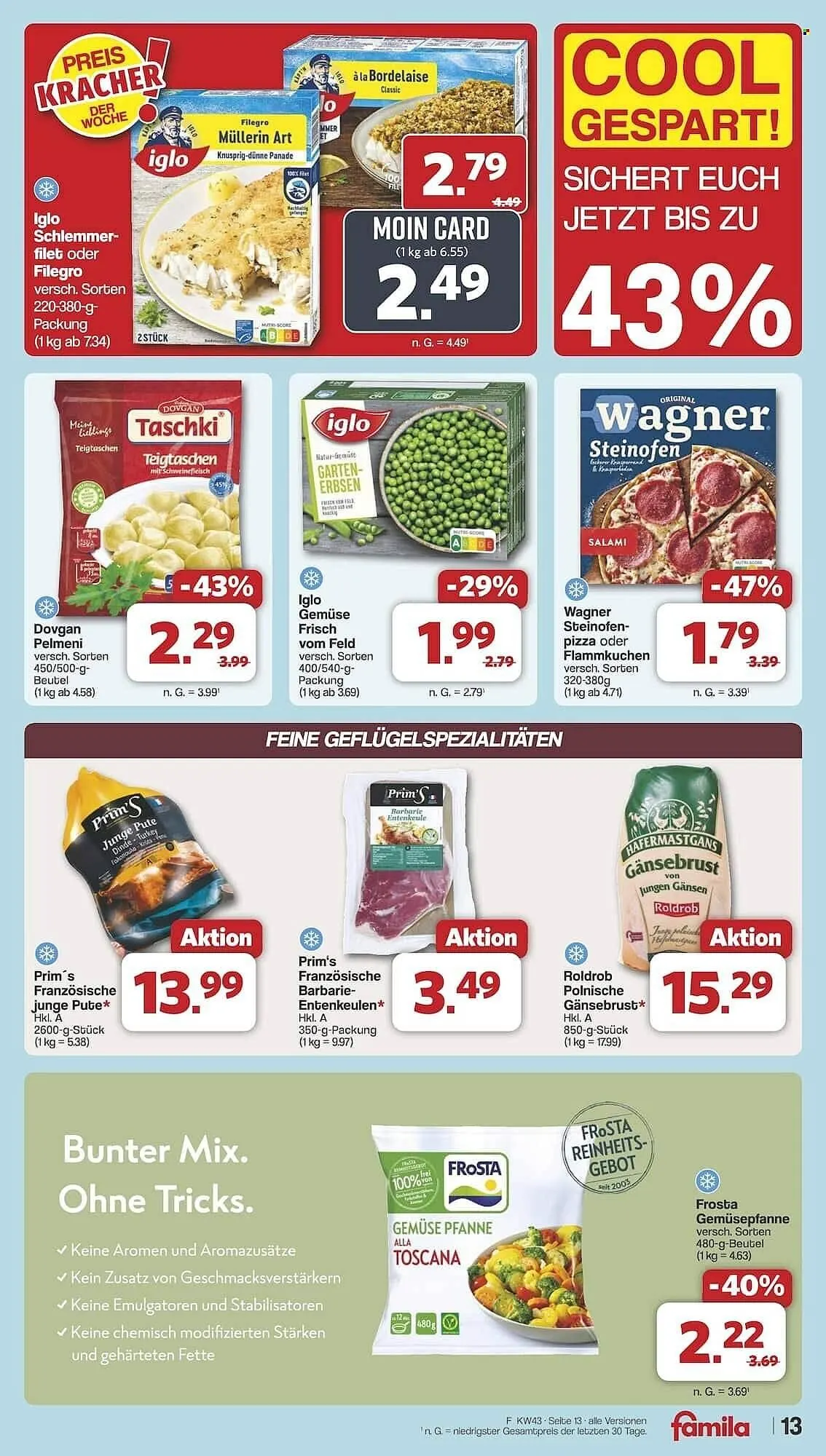 Famila Nord Ost Prospekt von 20. Oktober bis 25. Oktober 2025 - Prospekt seite 14