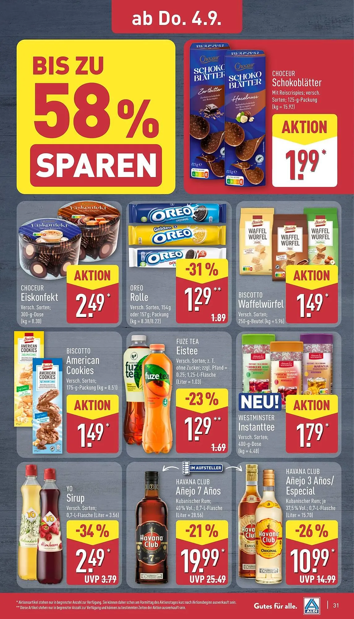 Aldi Nord Prospekt von 1. September bis 6. September 2025 - Prospekt seite 31