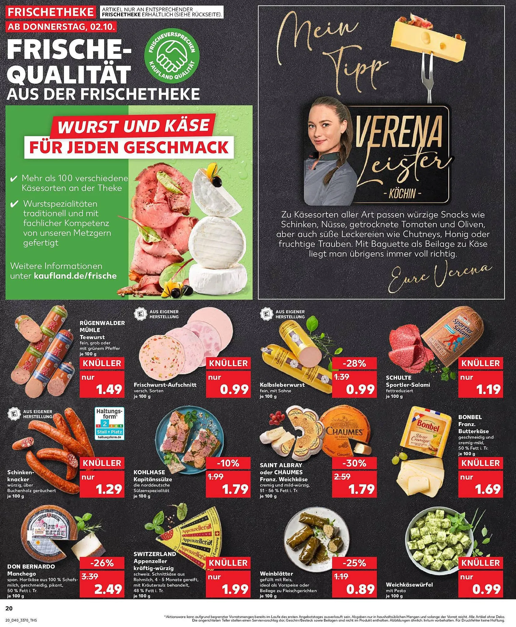 Kaufland Prospekt von 5. Oktober bis 8. Oktober 2025 - Prospekt seite 20
