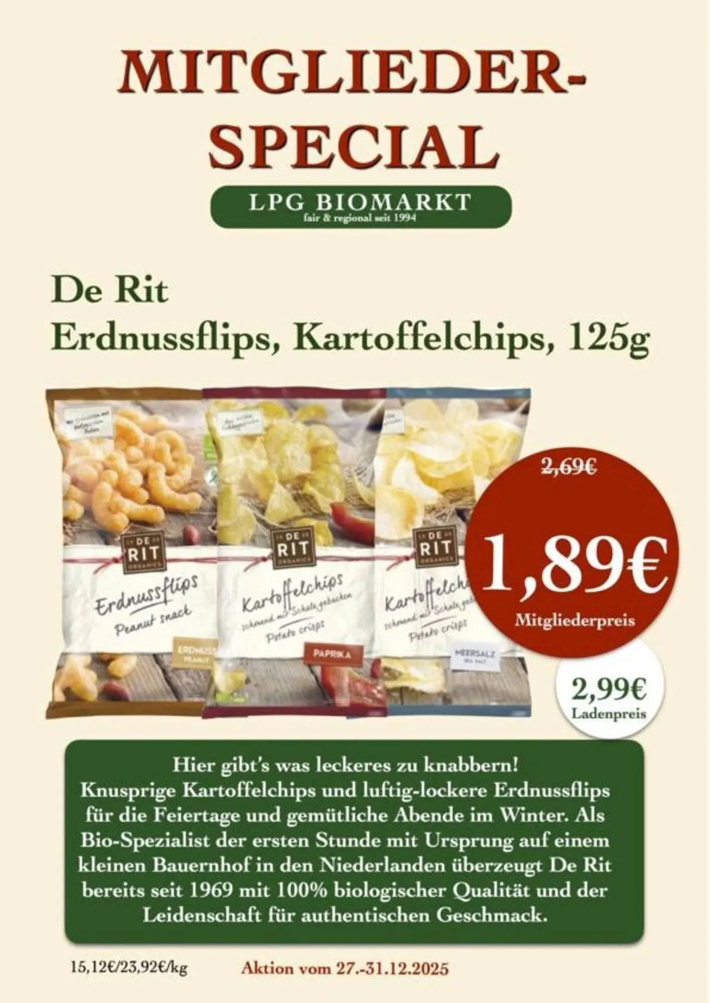 LPG Biomarkt Prospekt von 27. Dezember bis 31. Dezember 2025 - Prospekt seite 4