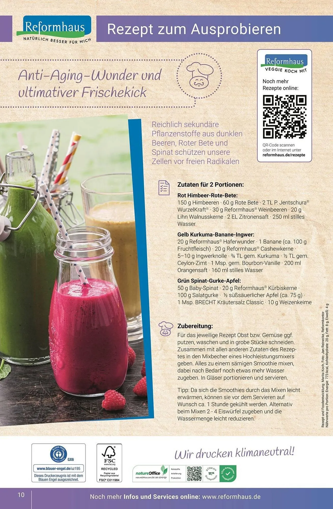 Reformhaus Prospekt von 22. Mai bis 31. Mai 2025 - Prospekt seite 10