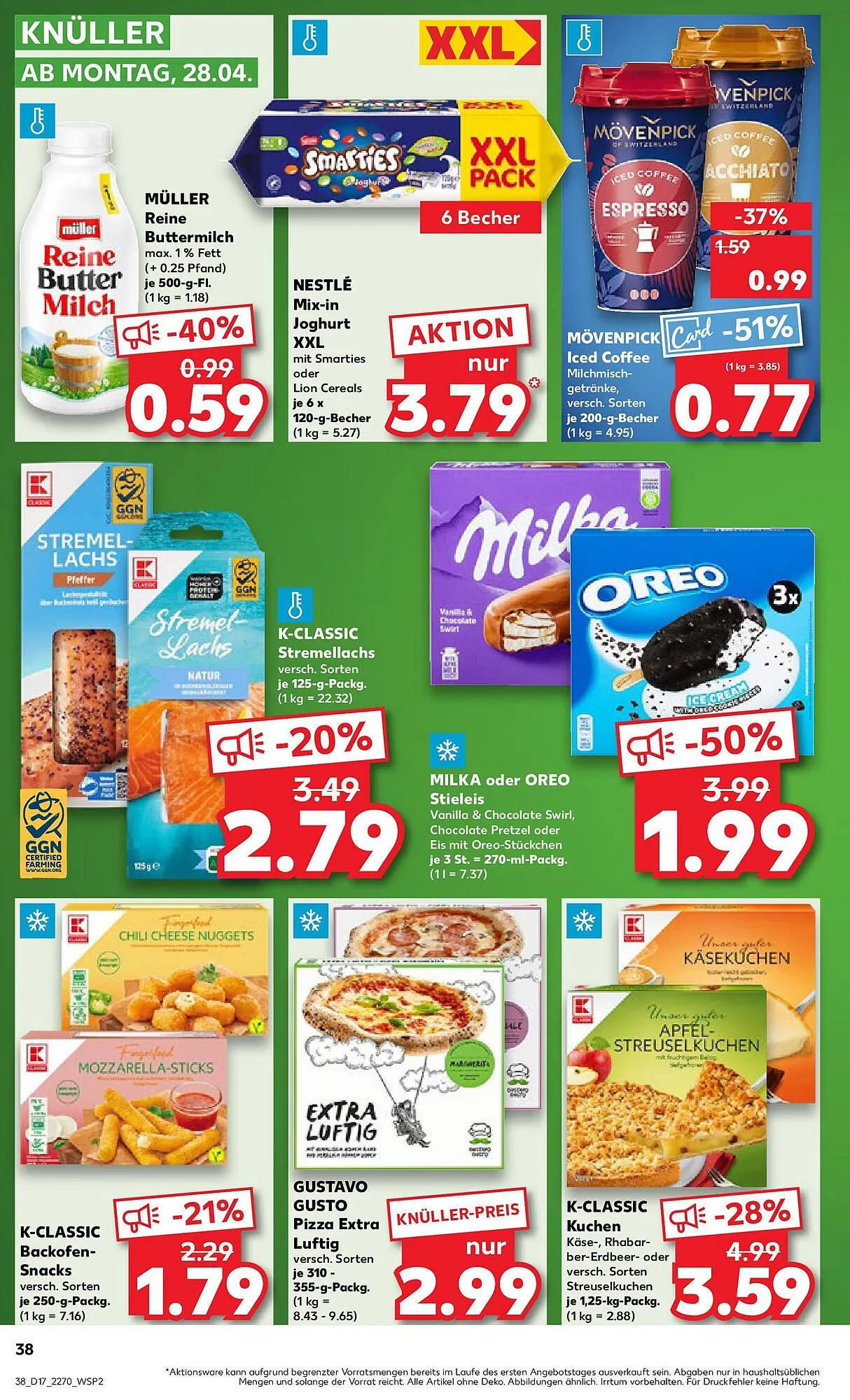 Kaufland Prospekt von 23. April bis 30. April 2025 - Prospekt seite 38